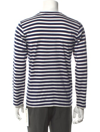 Comme des Garçons Play Striped Crew Neck T-Shirt