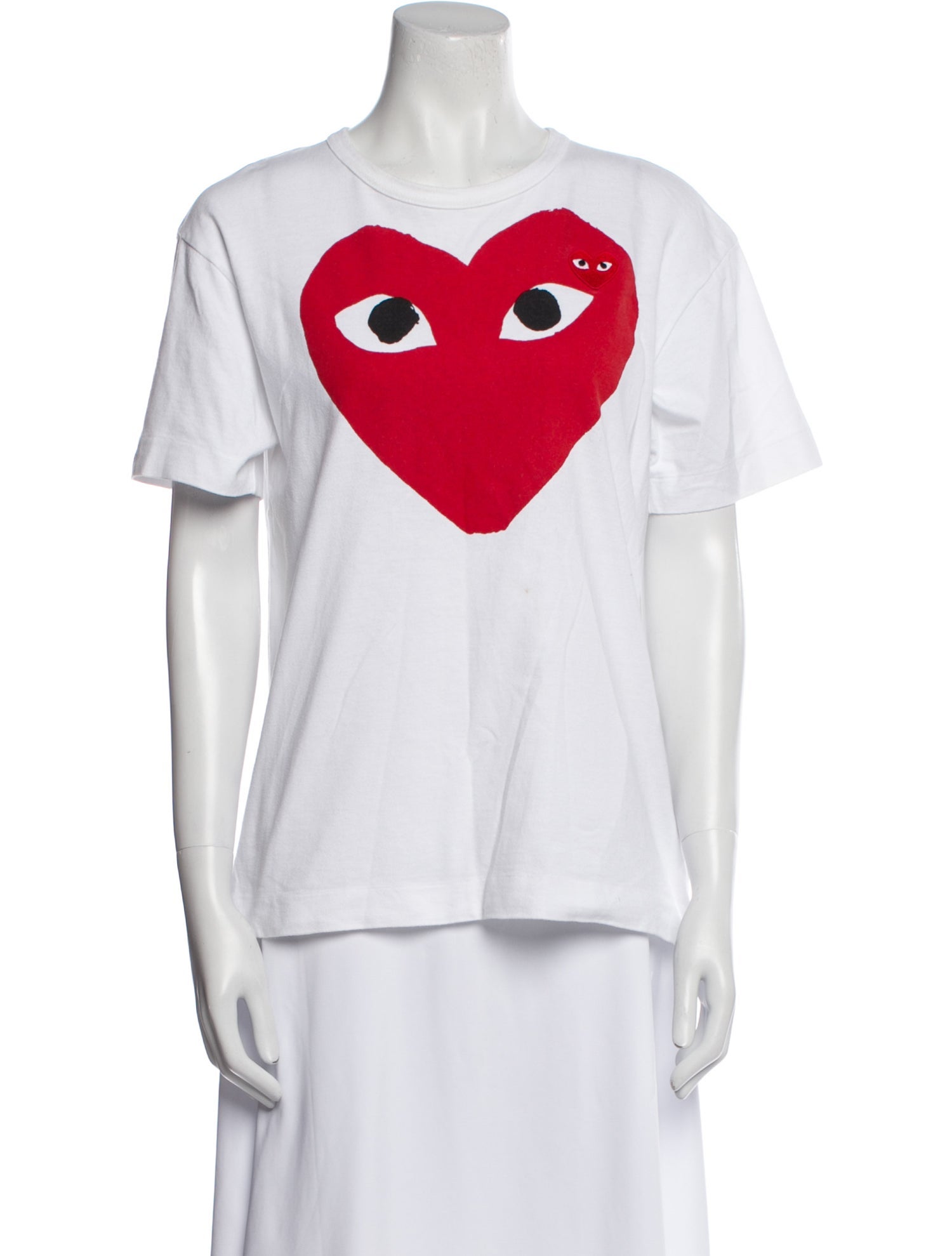 Comme des Garçons Play Graphic Print Crew Neck T-Shirt