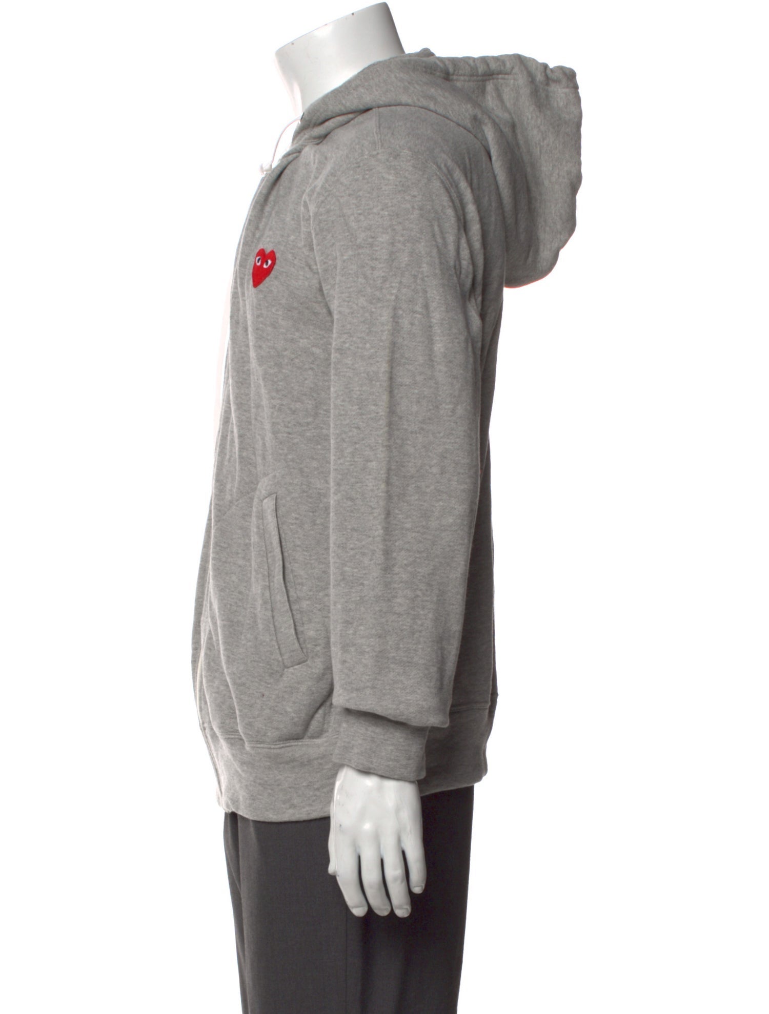 Comme des Garçons Play Graphic Print Crew Neck Hoodie