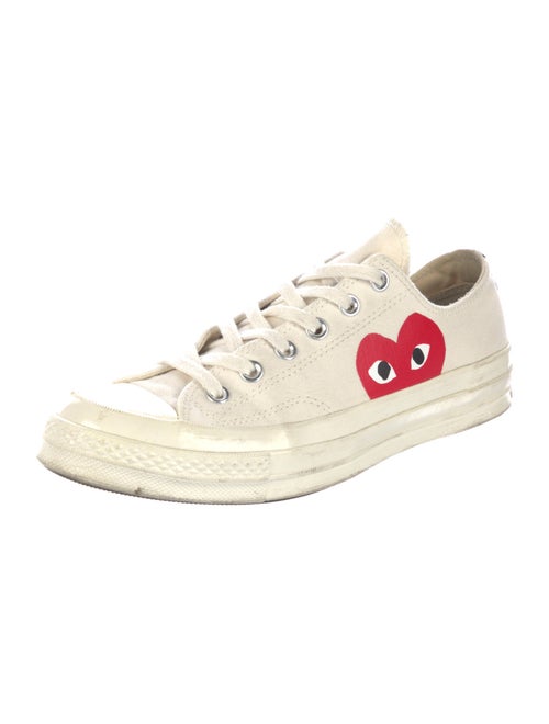 Comme des Garçons Play Canvas Graphic Print Sneakers