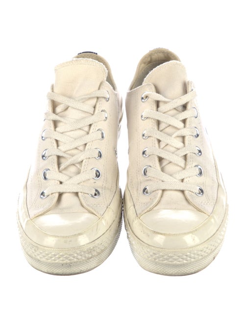 Comme des Garçons Play Canvas Graphic Print Sneakers