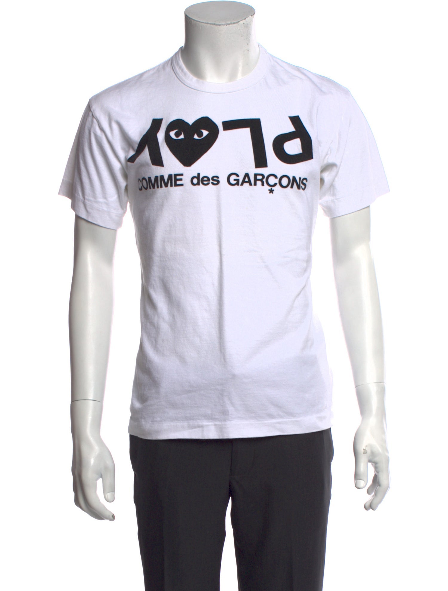 Comme des Garçons Play Graphic Print Crew Neck T-Shirt