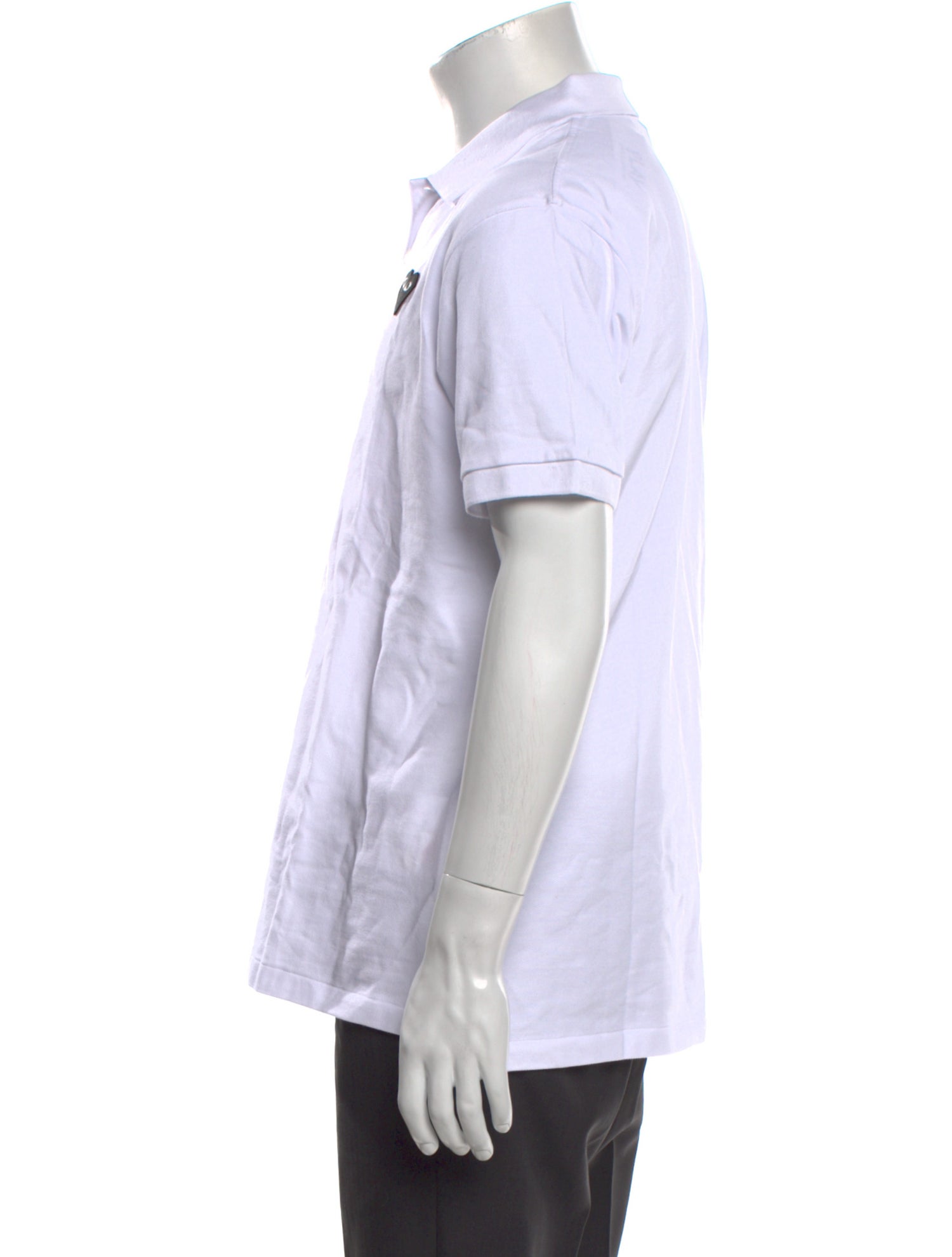 Comme des Garçons Play Crew Neck Short Sleeve Polo Shirt w/ Tags