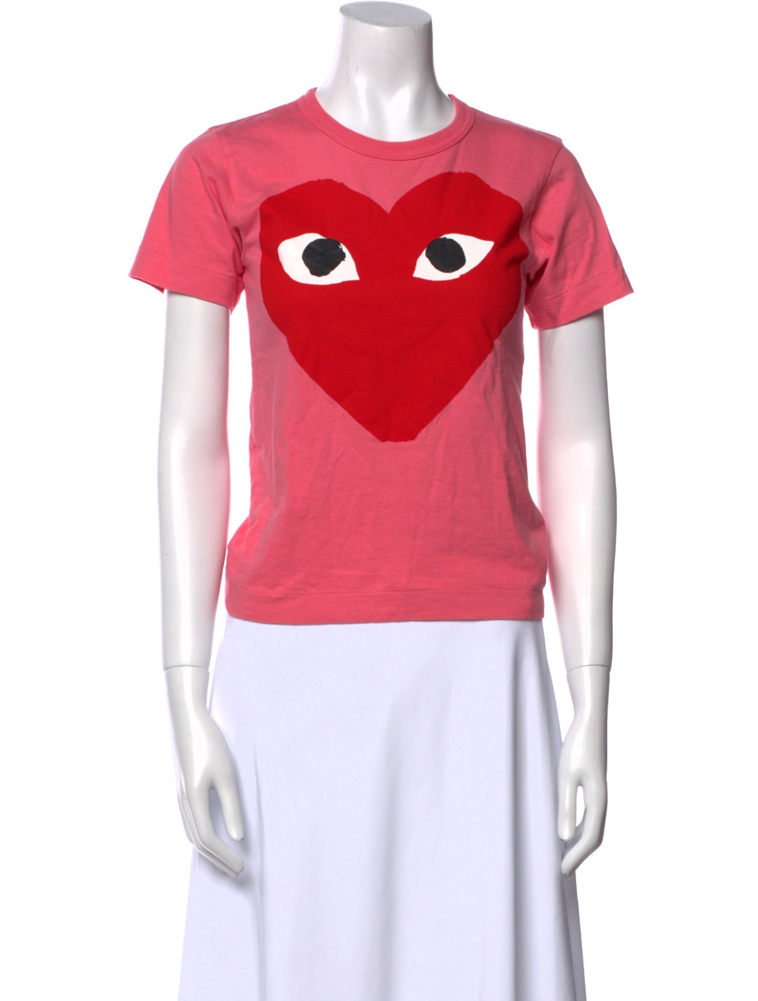 Comme des Garçons Play Graphic Print Crew Neck T-Shirt