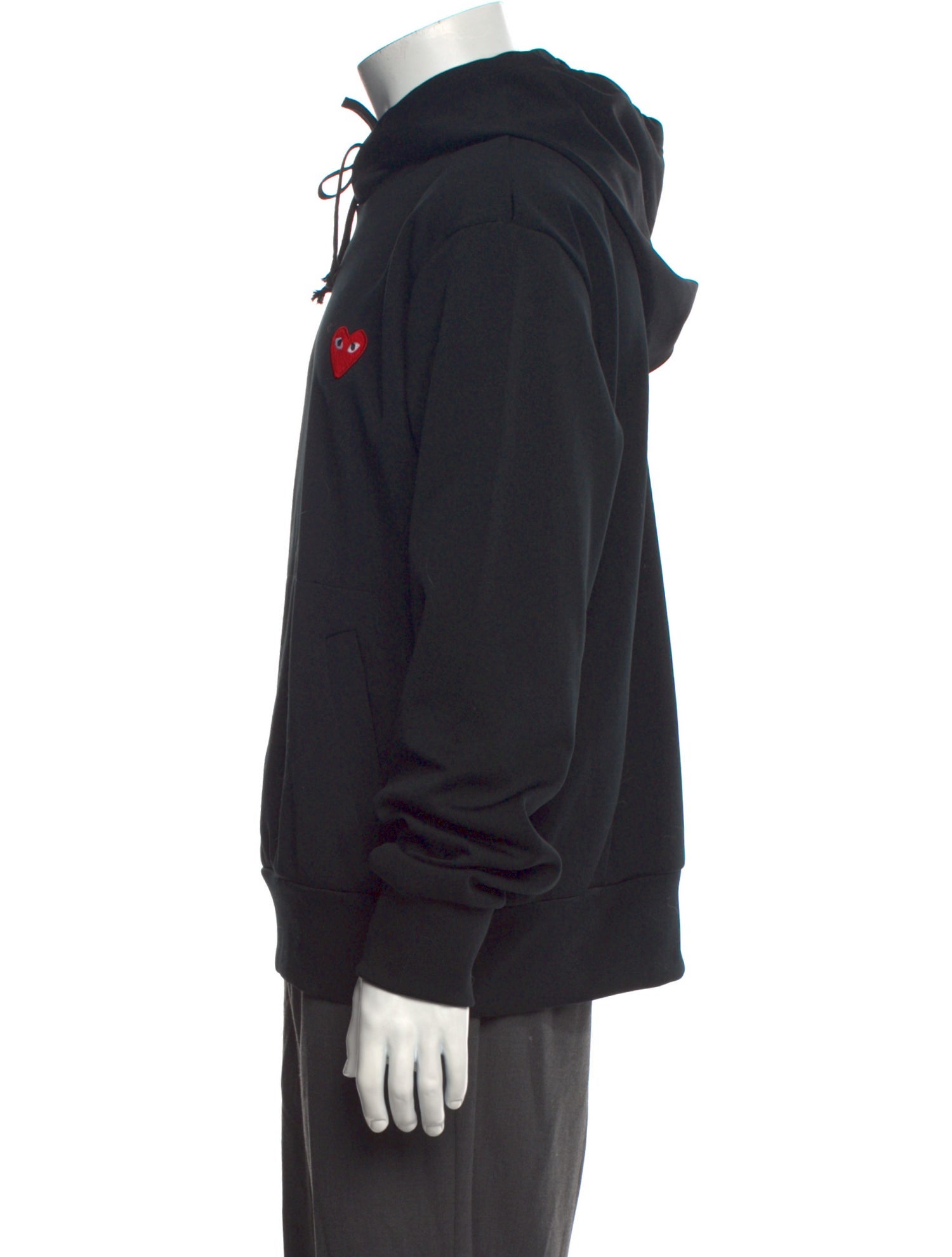 Comme des Garçons Play Graphic Print Crew Neck Hoodie