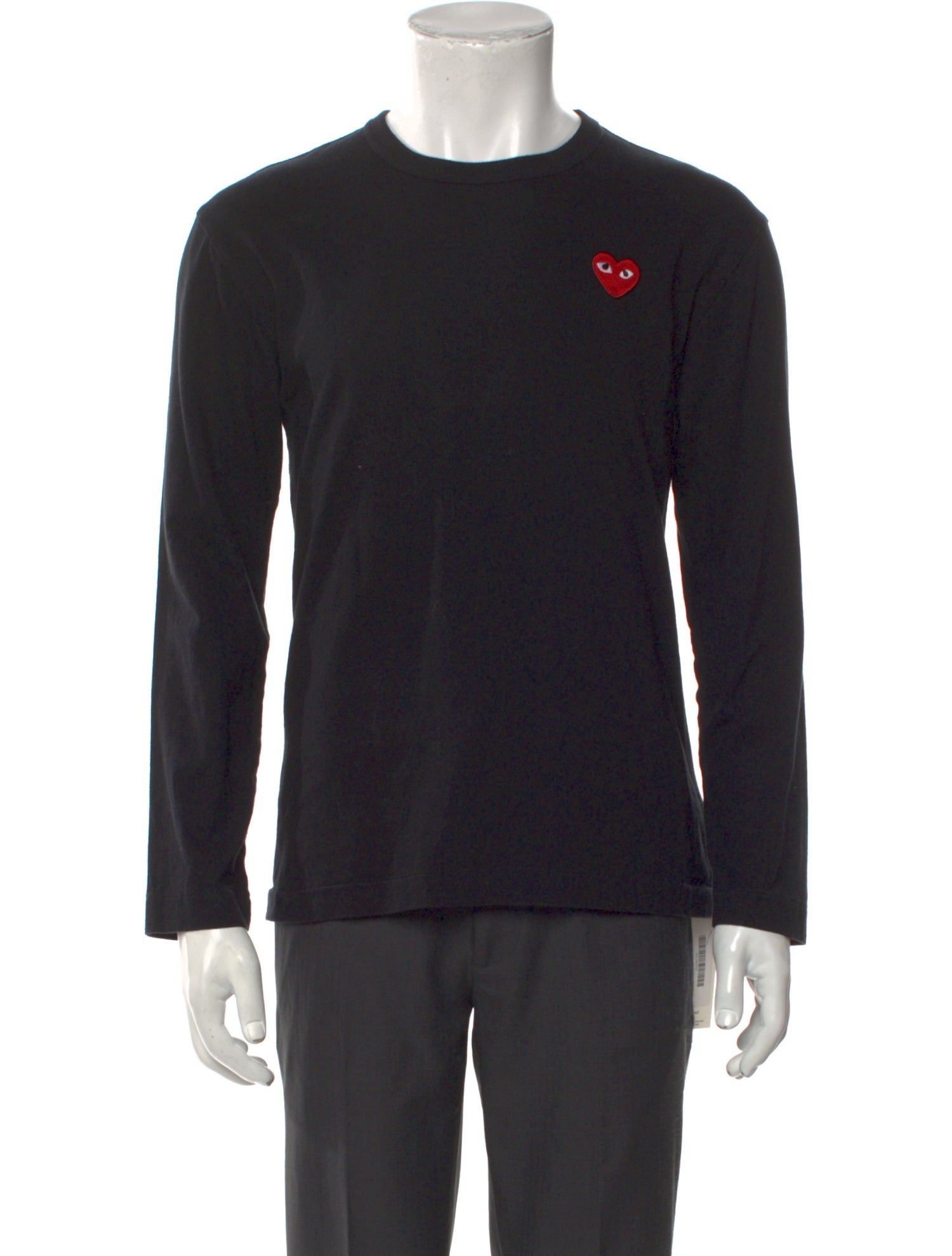 Comme des Garçons Play Crew Neck Long Sleeve T-Shirt