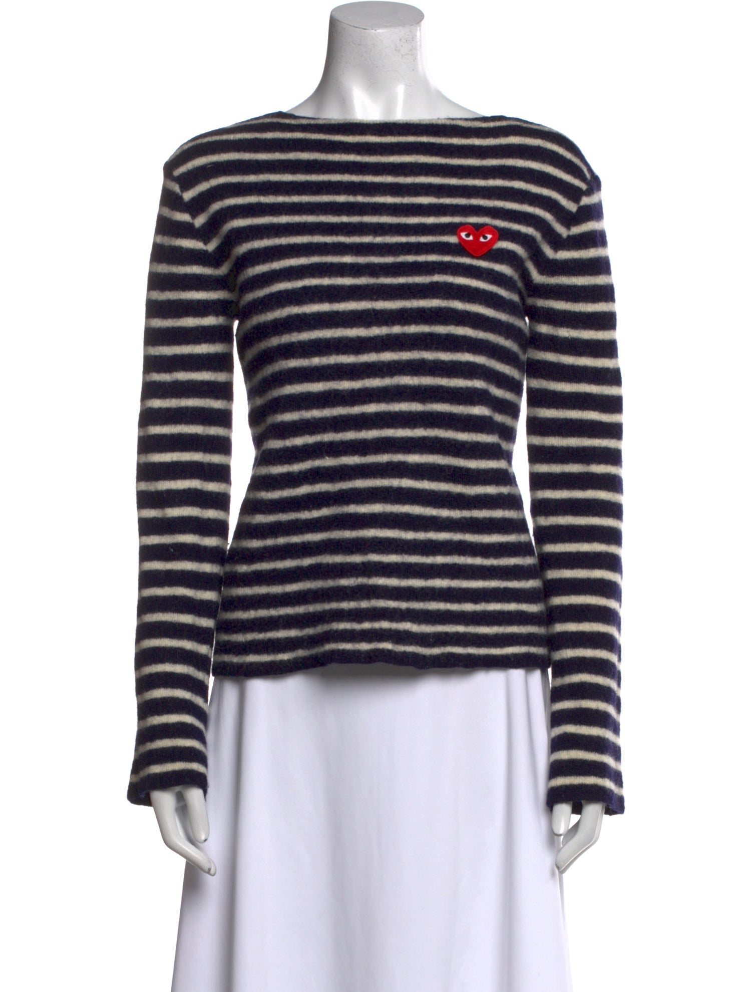 Comme des Garçons Play Wool Striped Sweater
