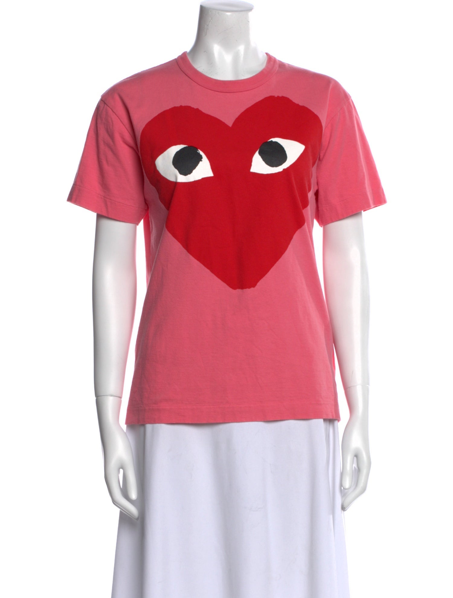 Comme des Garçons Play Graphic Print Crew Neck T-Shirt