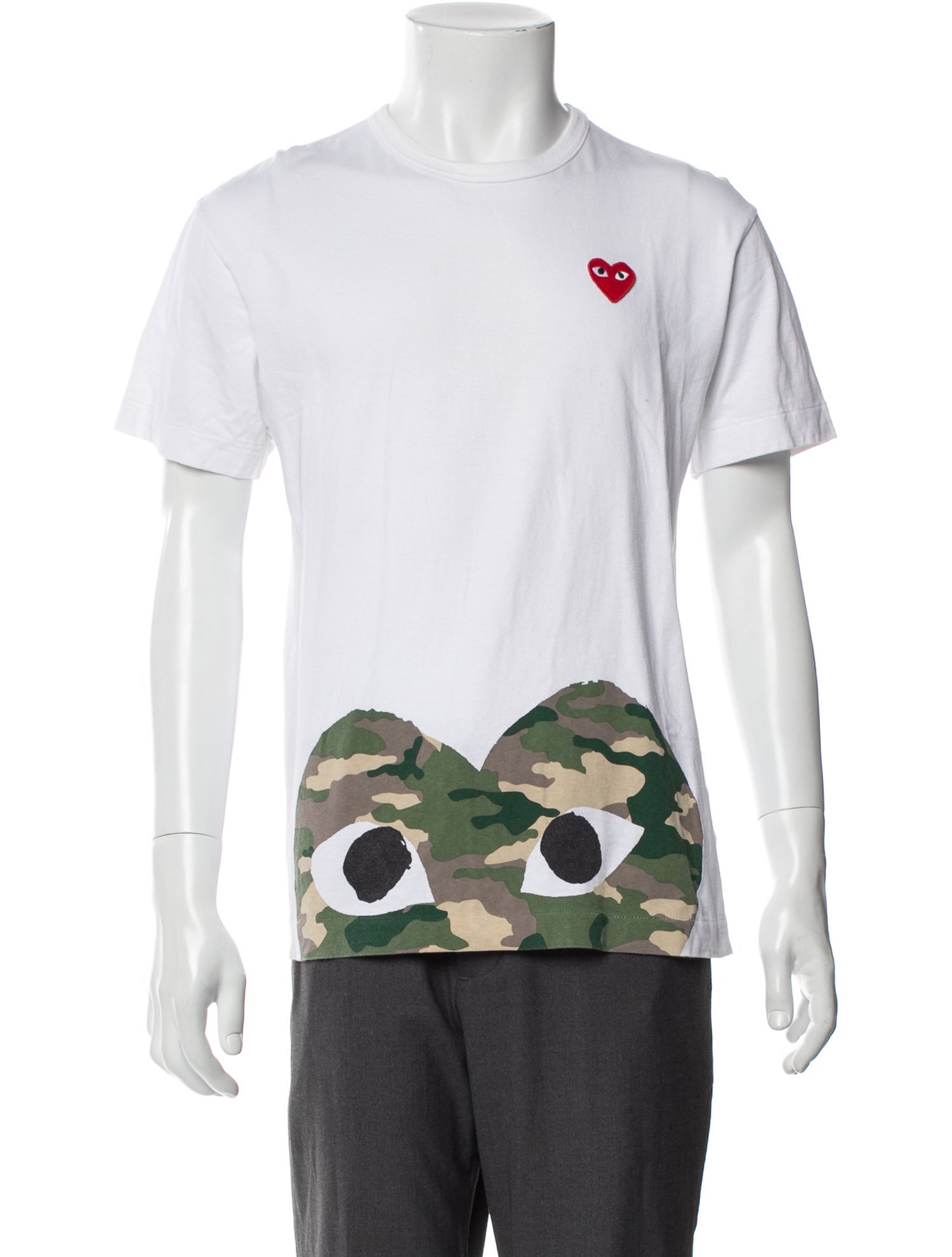 Comme des Garçons Play Graphic Print Crew Neck T-Shirt