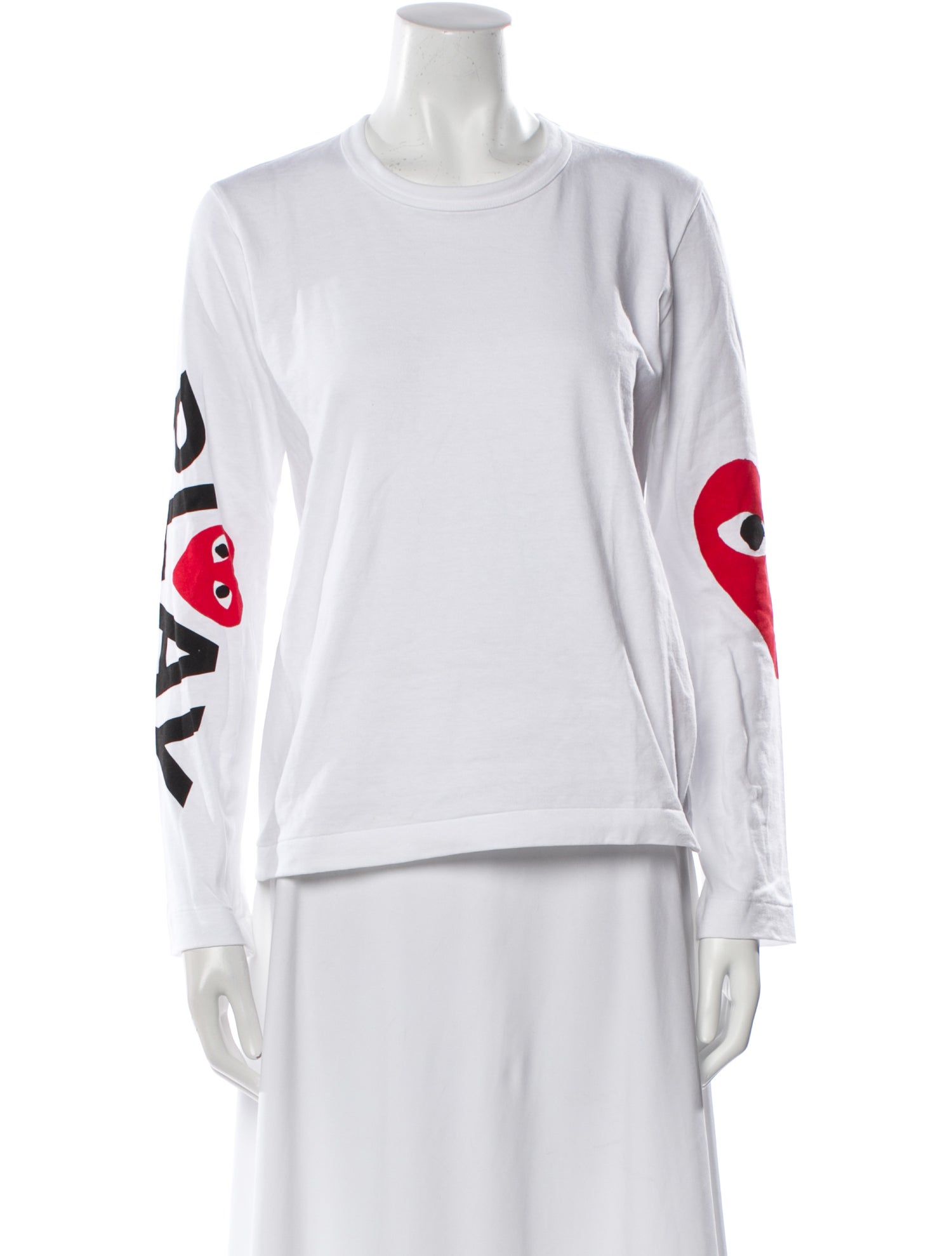Comme des Garçons Play Graphic Print Crew Neck Sweatshirt