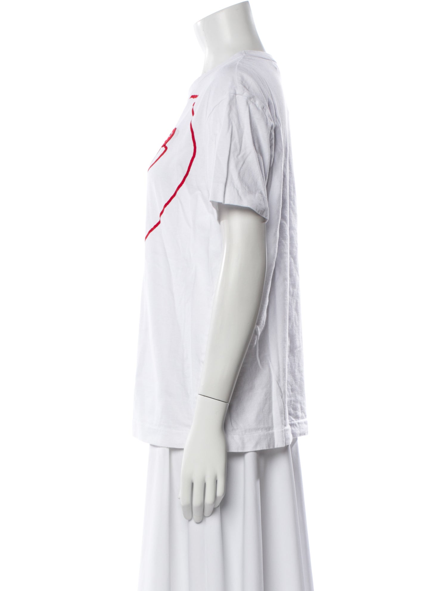 Comme des Garçons Play Graphic Print Crew Neck T-Shirt