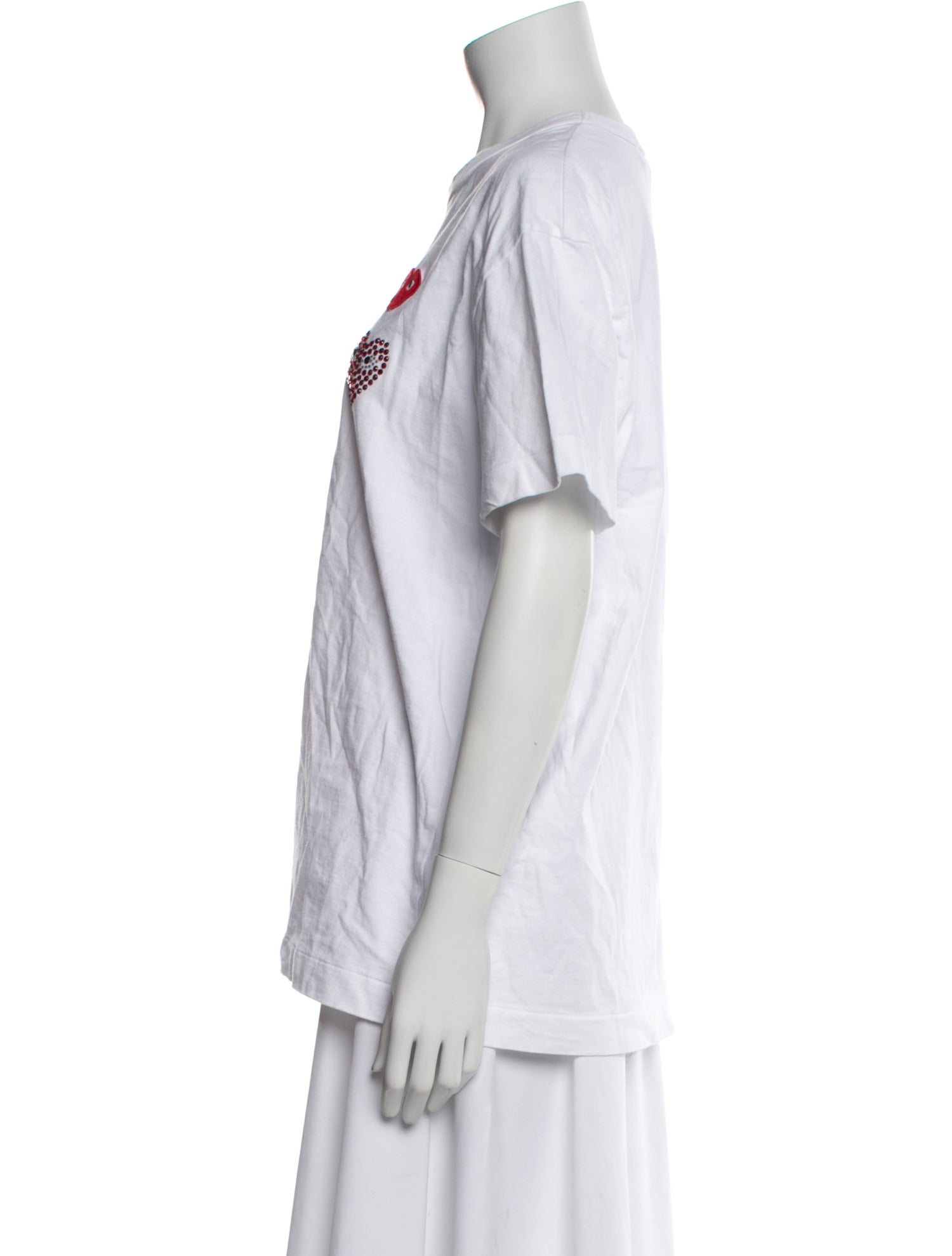 Comme des Garçons Play Graphic Print Crew Neck T-Shirt