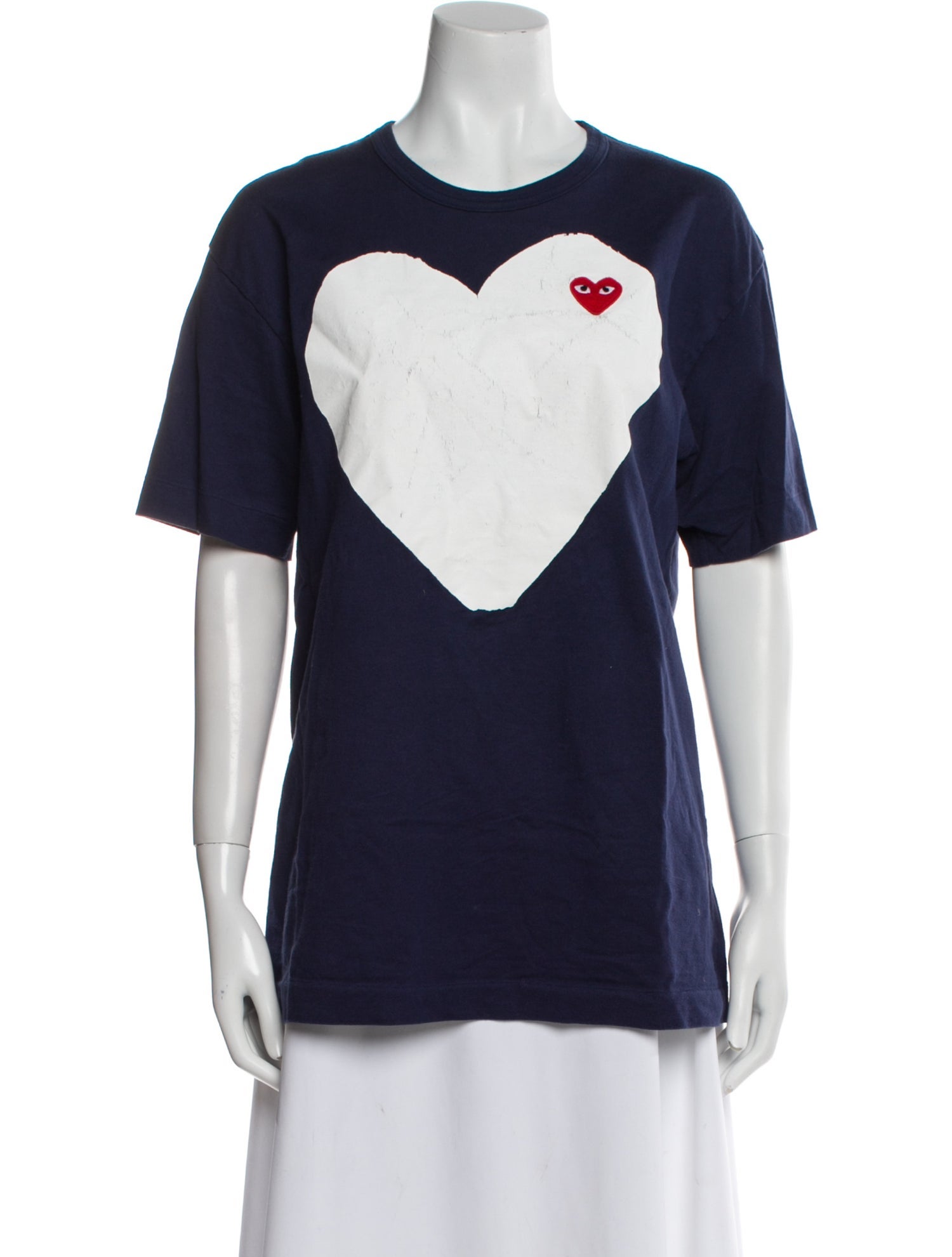 Comme des Garçons Play Graphic Print Crew Neck T-Shirt