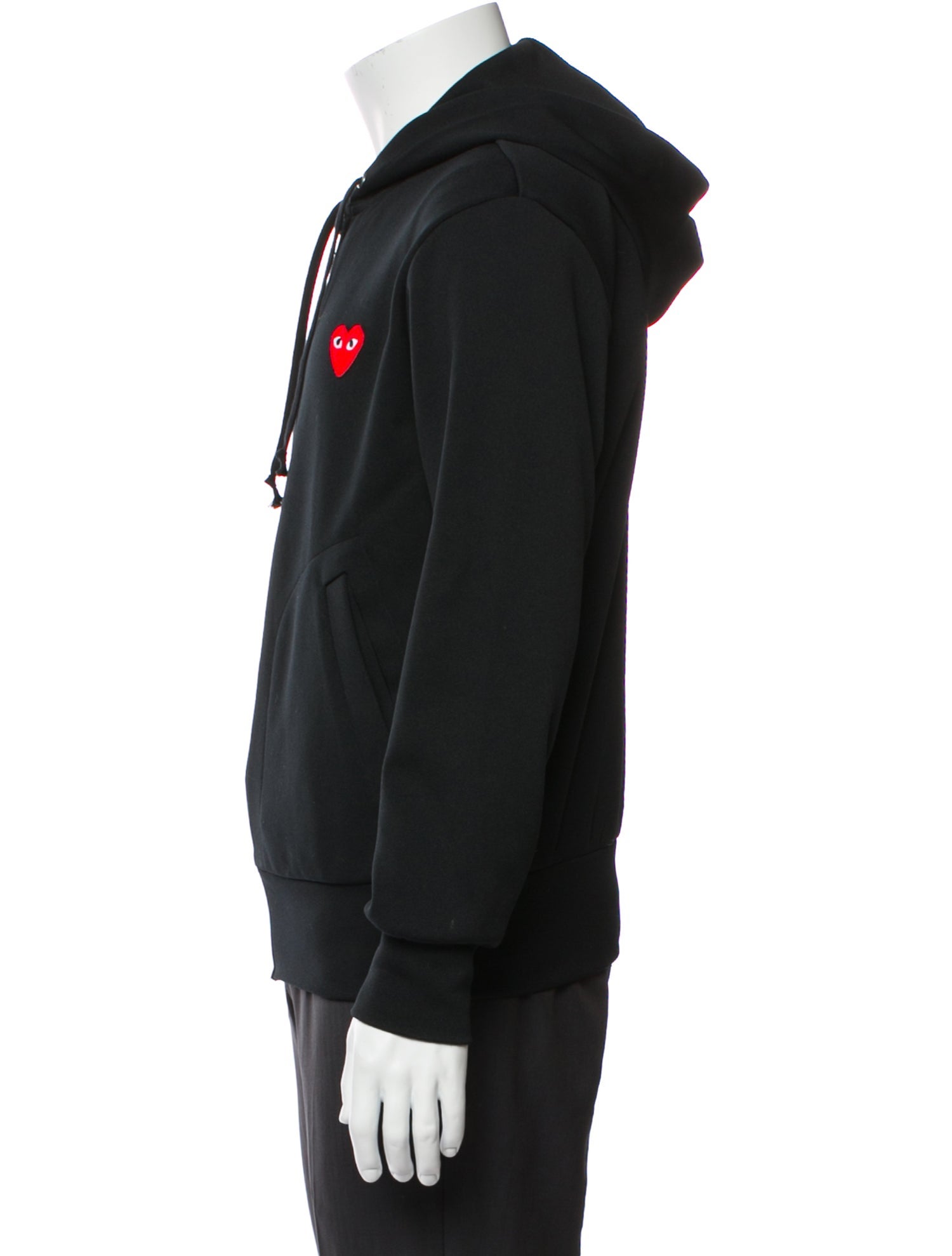 Comme des Garçons Play Graphic Print Crew Neck Hoodie