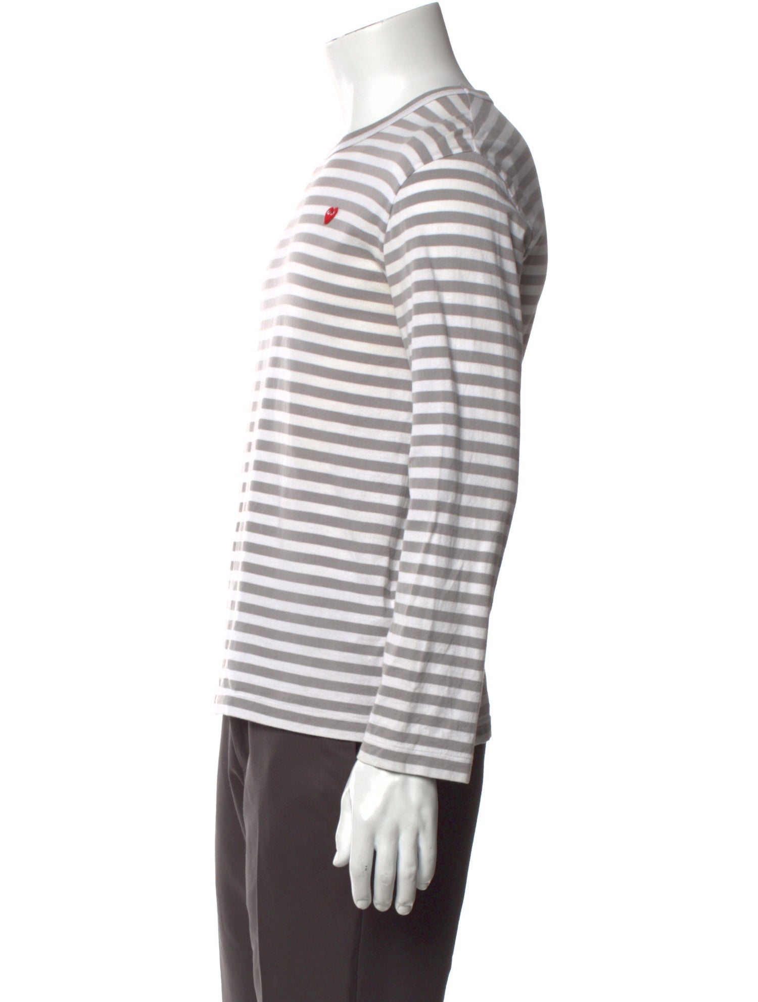 Comme des Garçons Play Striped Crew Neck T-Shirt