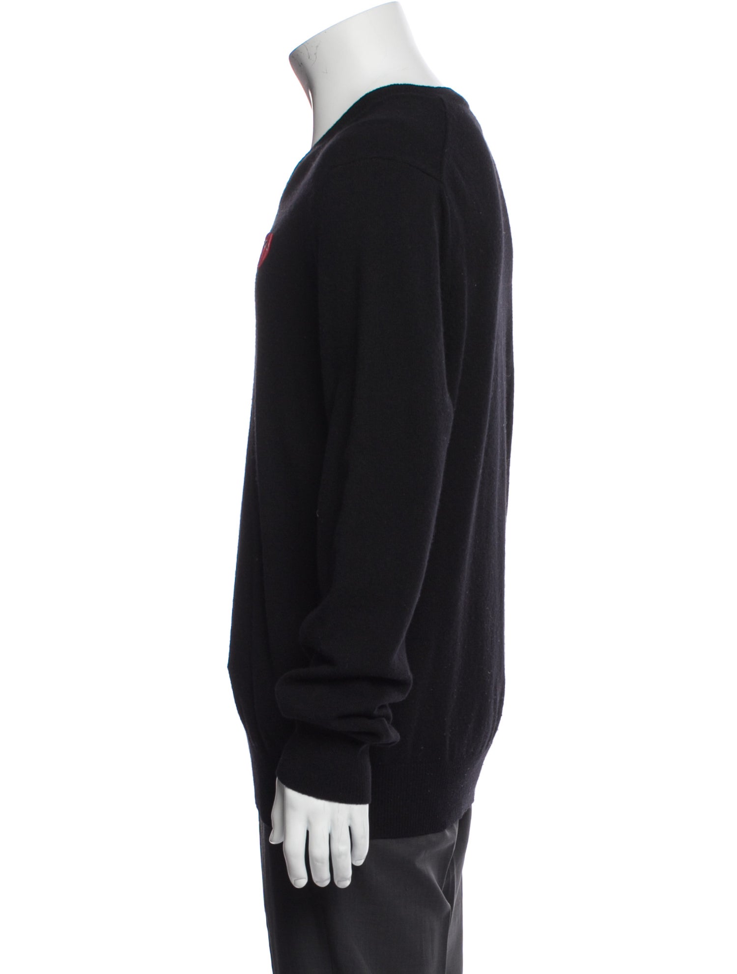 Comme des Garçons Play Wool Graphic Print Pullover