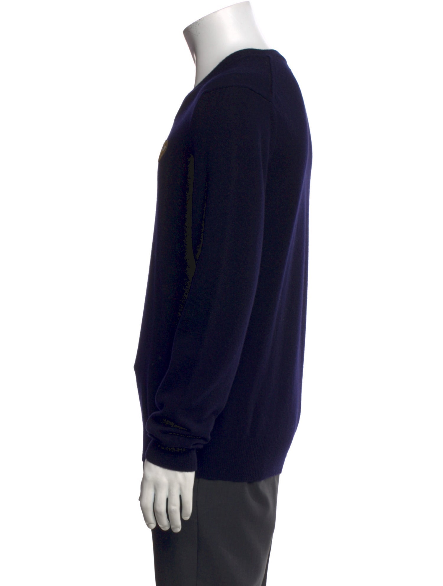 Comme des Garçons Play Wool Graphic Print Pullover