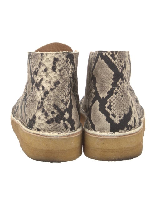 Clarks Originals X Aimé Leon Dore Leather Animal Print Lace-Up Boots