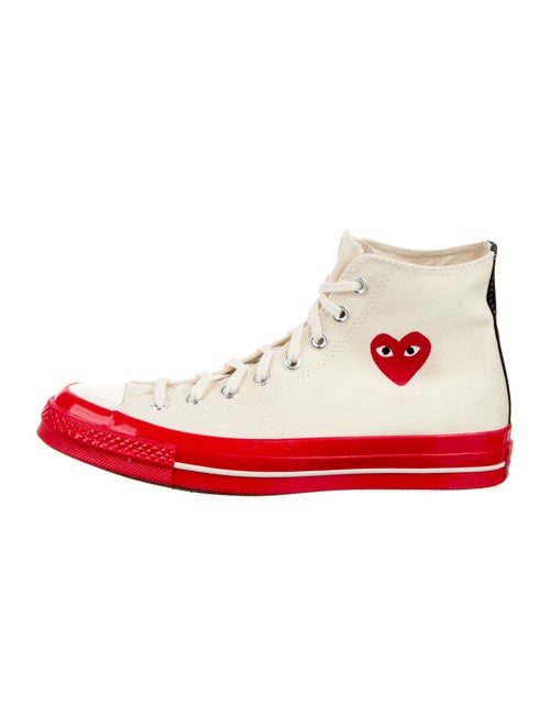 Comme des Garçons Play x Converse Canvas Printed Sneakers