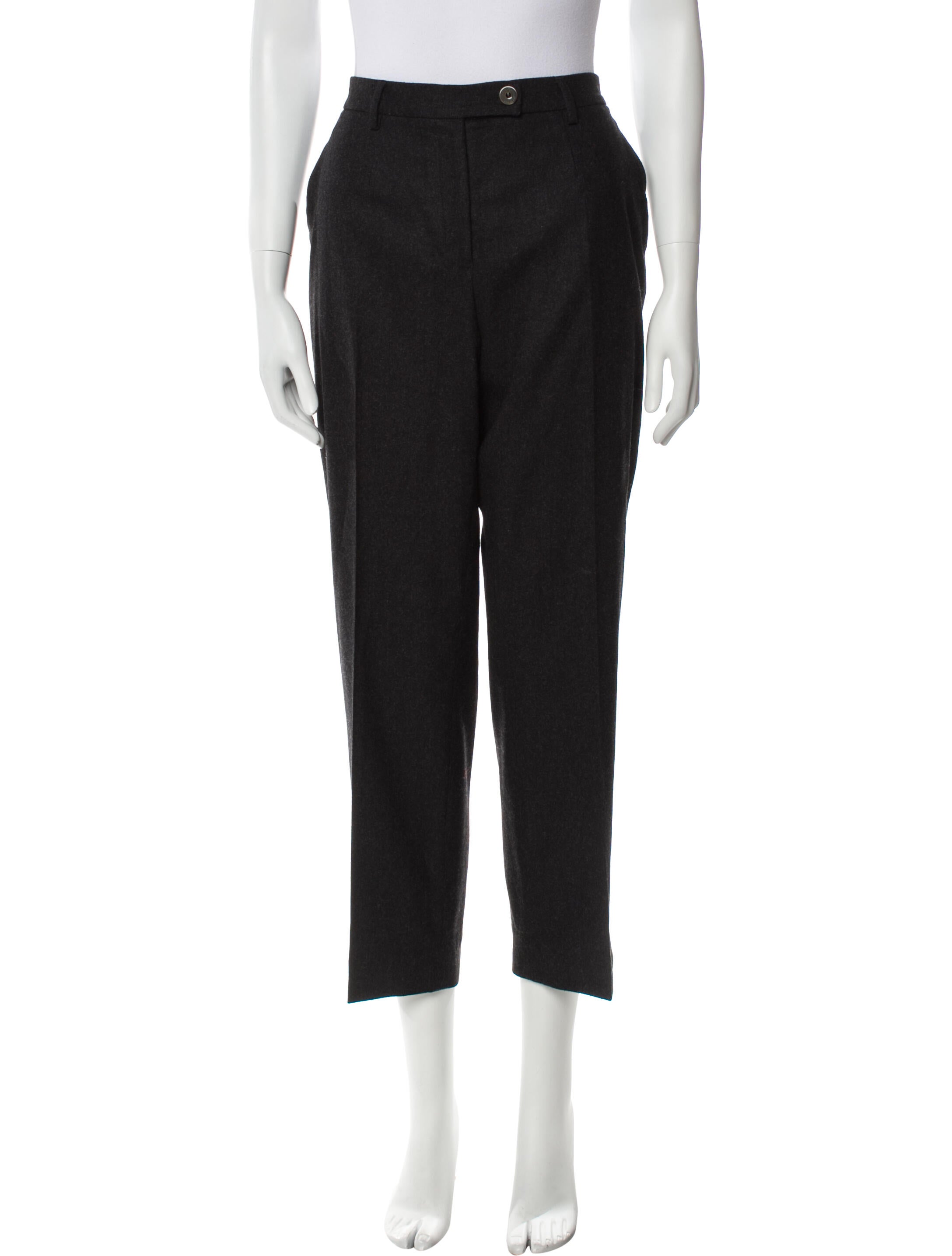 Colombo Virgin Wool Straight Leg Pants