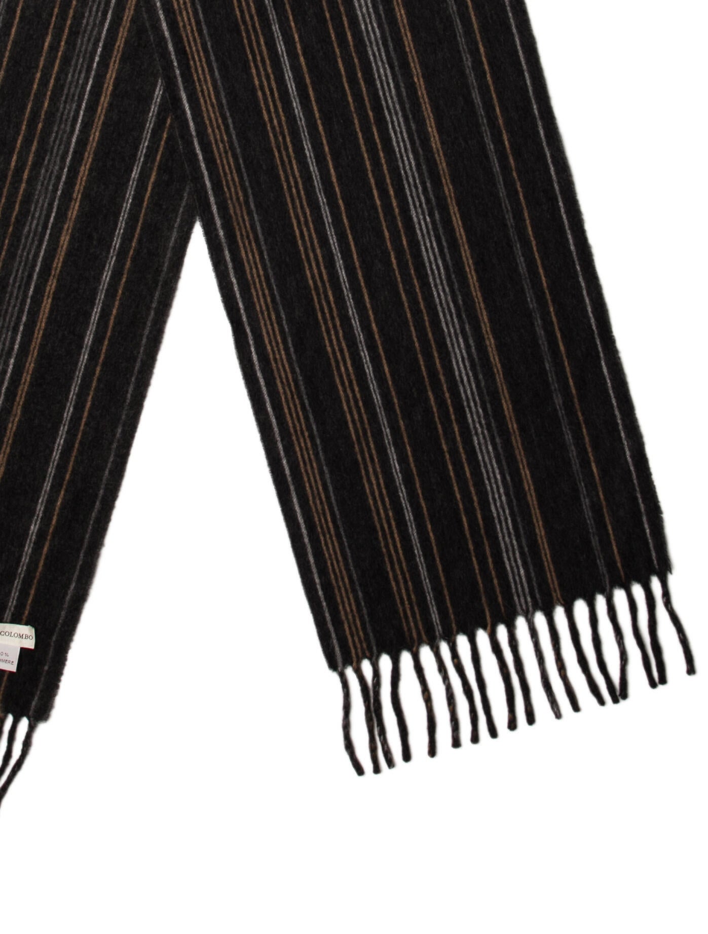 Colombo Cashmere Striped Scarf
