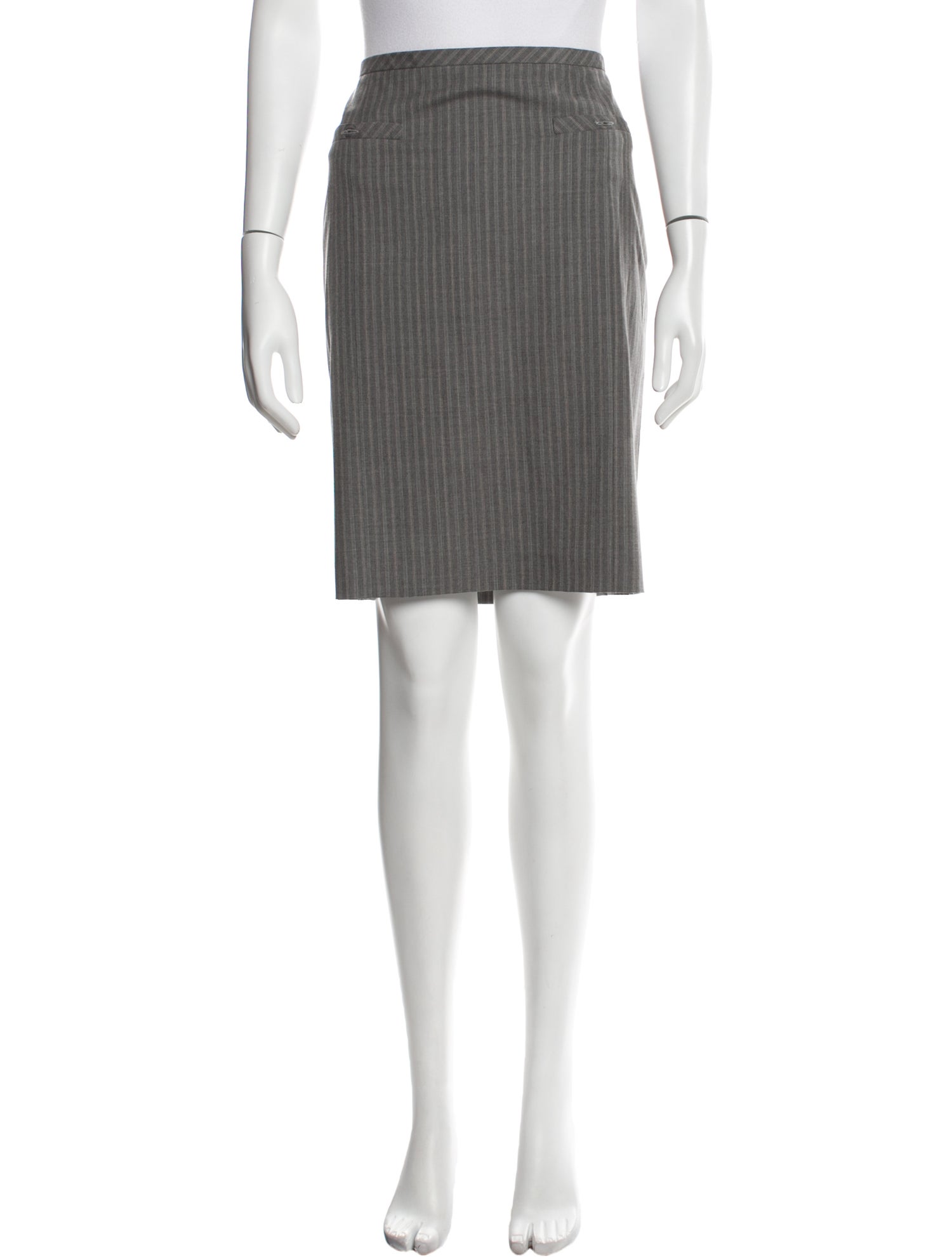 Colombo Wool Knee-Length Skirt