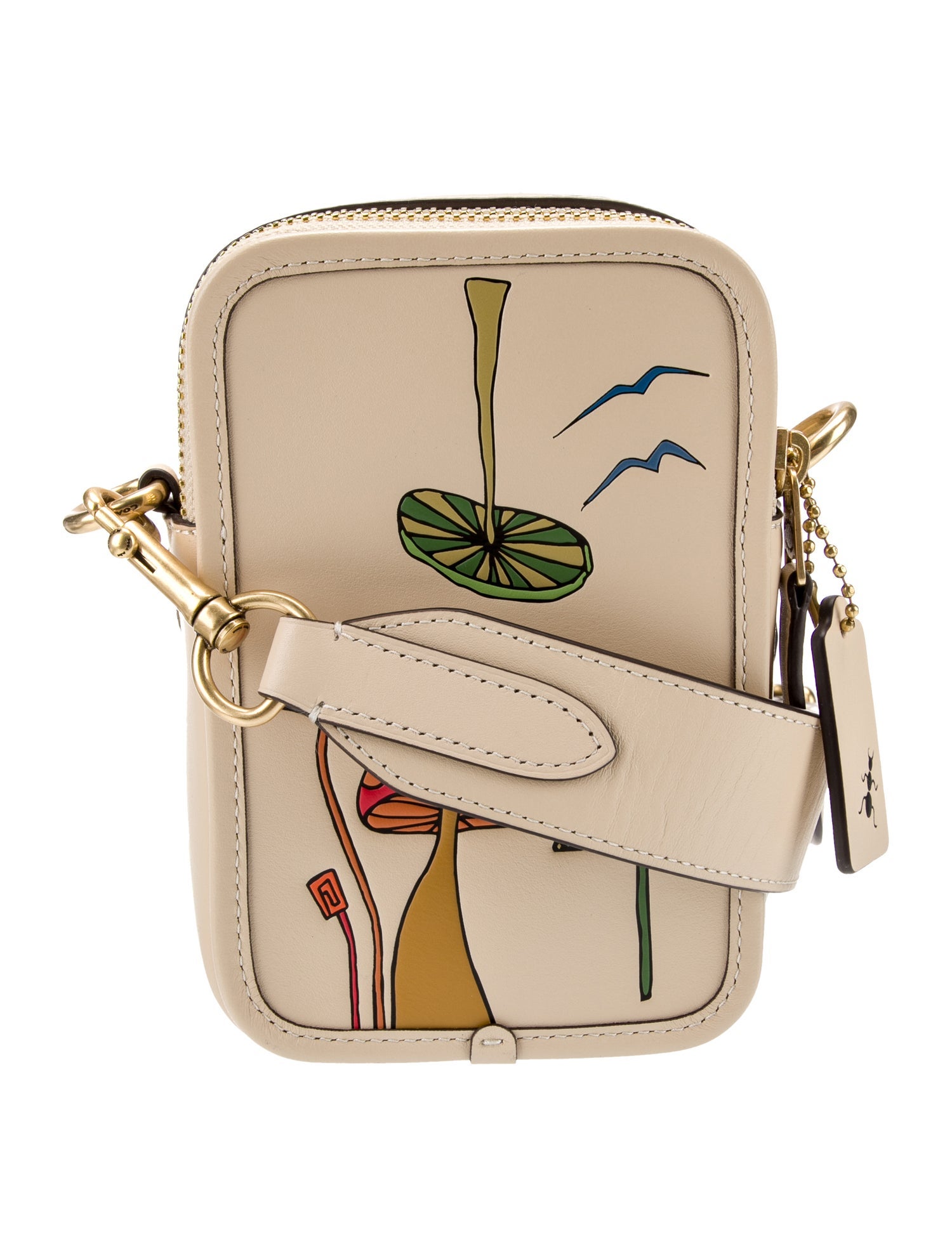 Coach x Observed By Us Leather Crossbody Bag