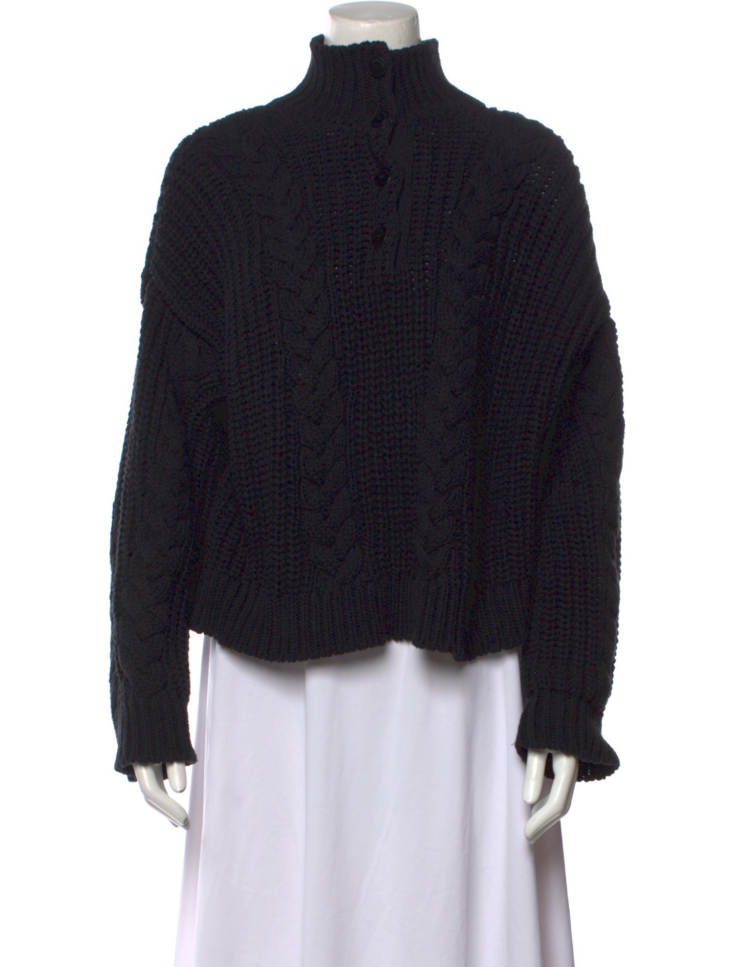 CORDERA Mock Neck Sweater