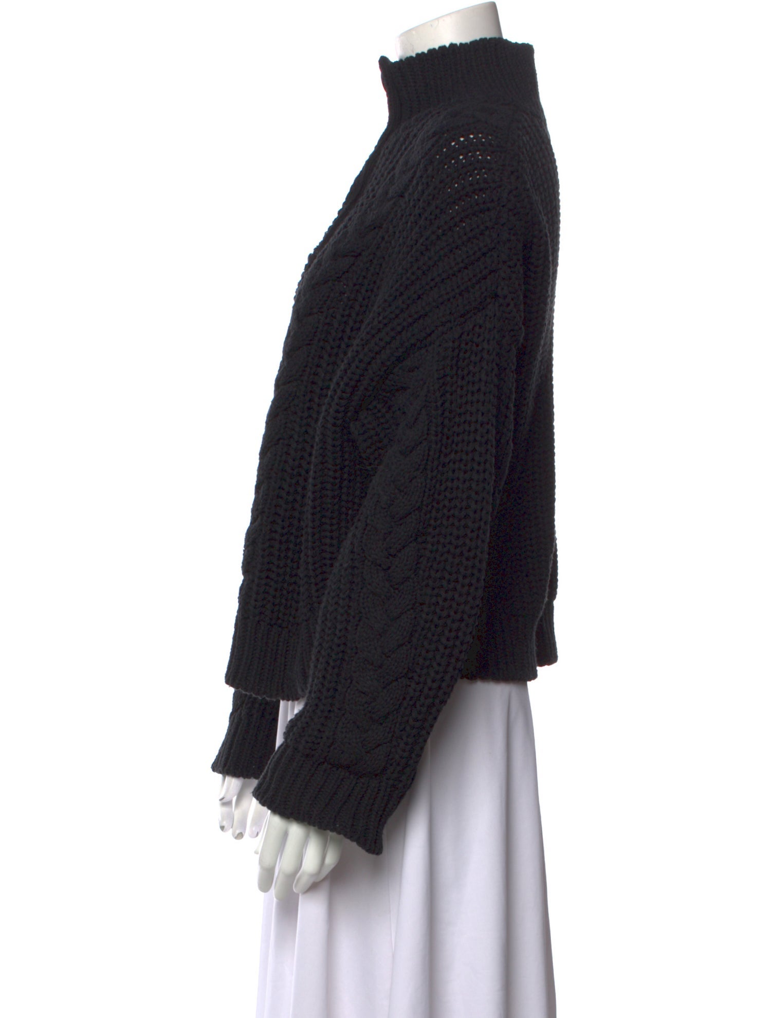 CORDERA Mock Neck Sweater