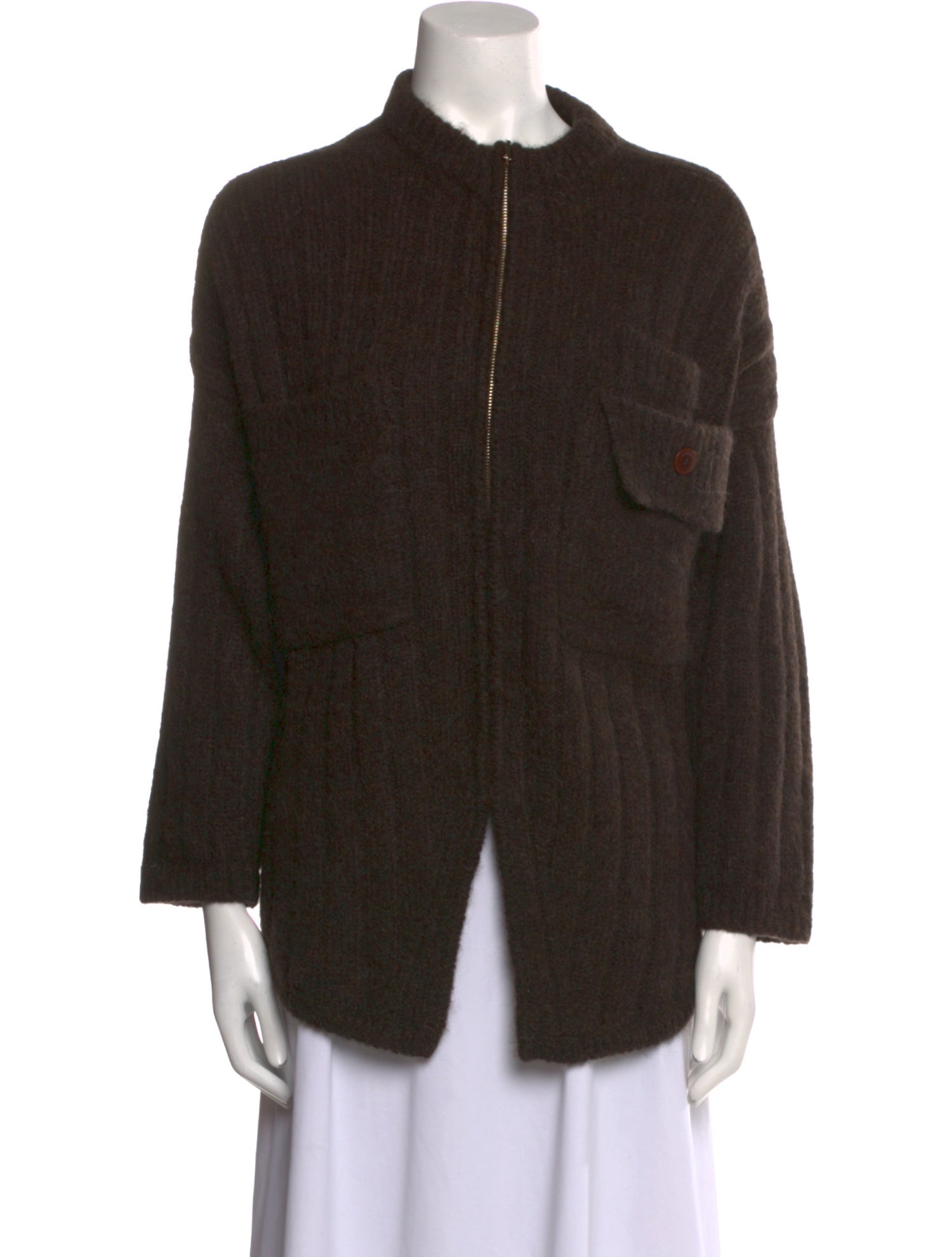 CORDERA Alpaca Mock Neck Sweater