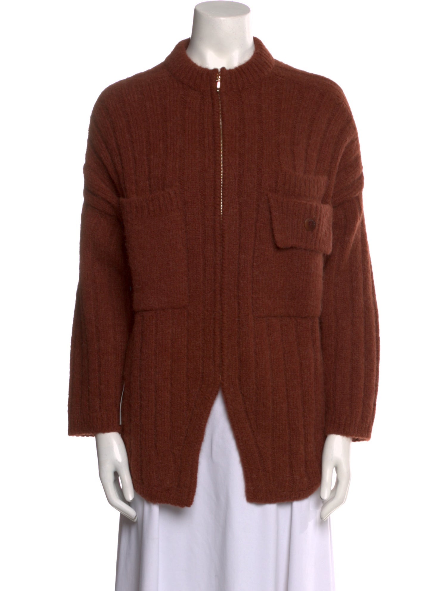 CORDERA Alpaca Mock Neck Sweater