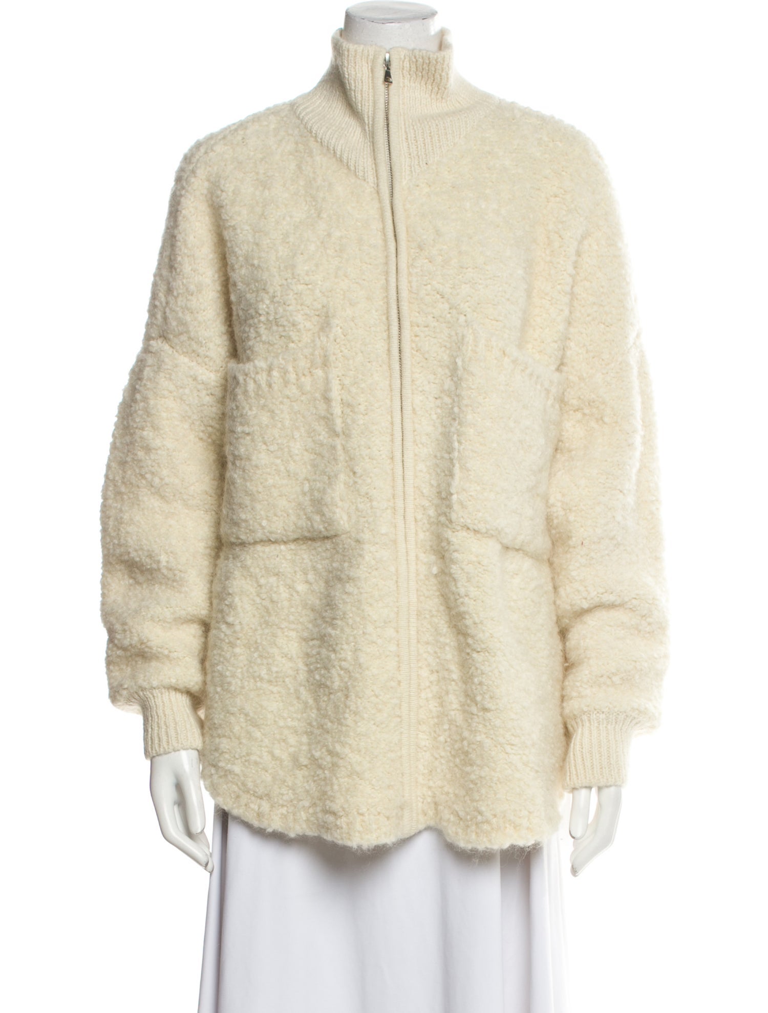 CORDERA Wool Faux Fur Jacket
