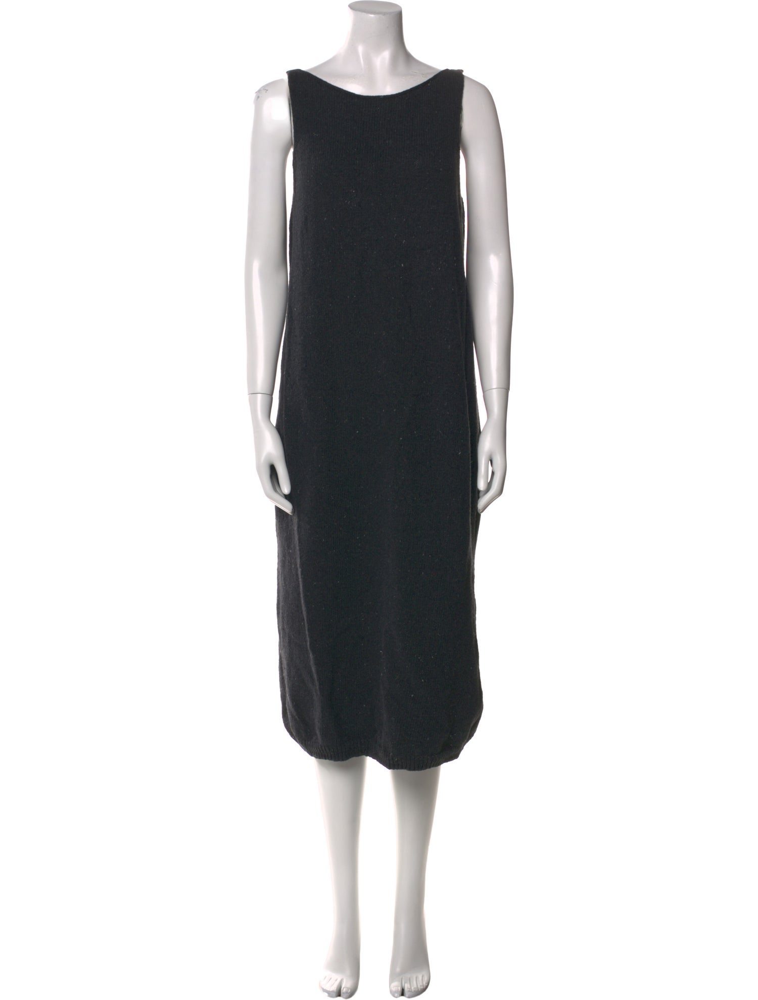 CORDERA Scoop Neck Midi Length Dress