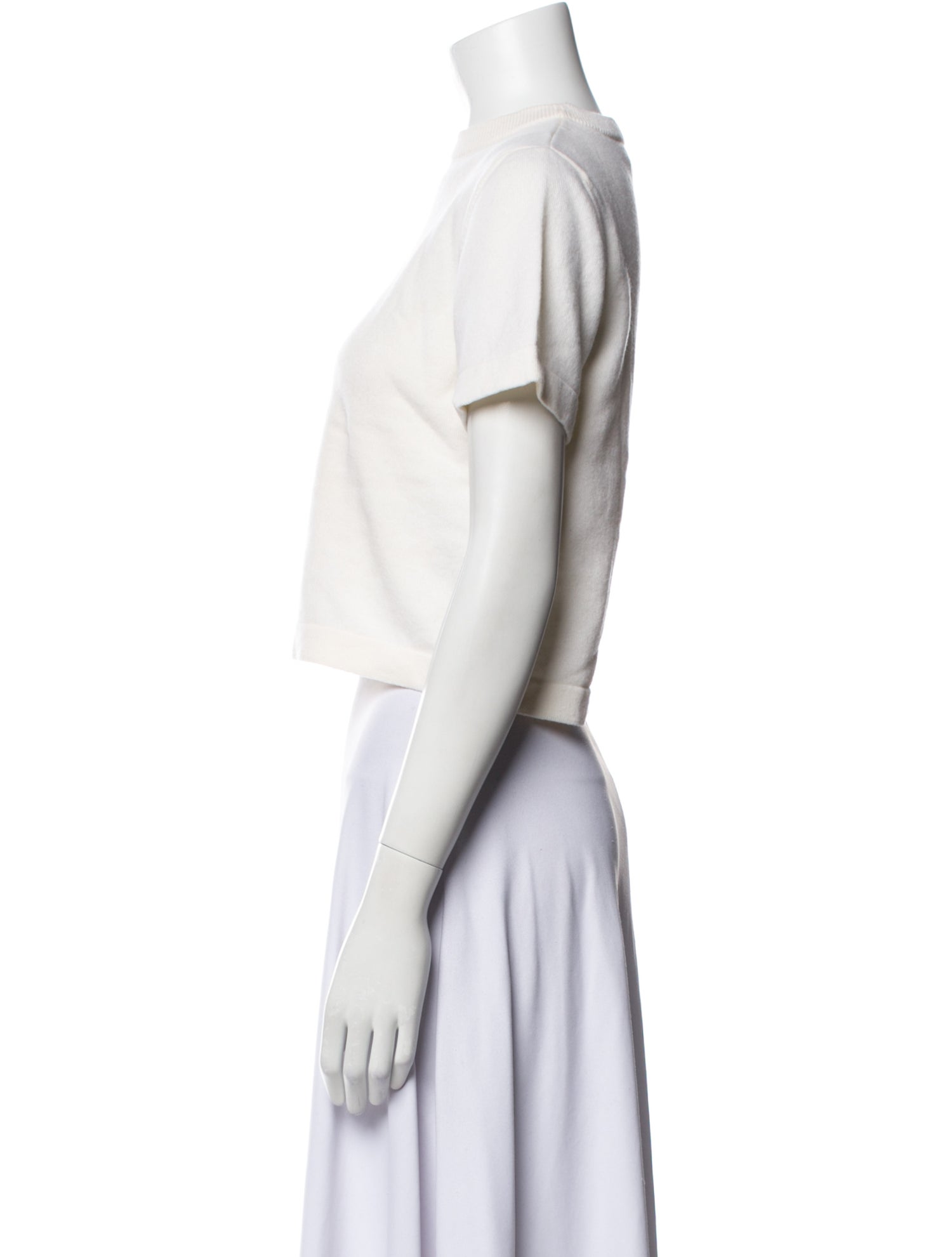 CORDERA Merino Wool Crew Neck Crop Top