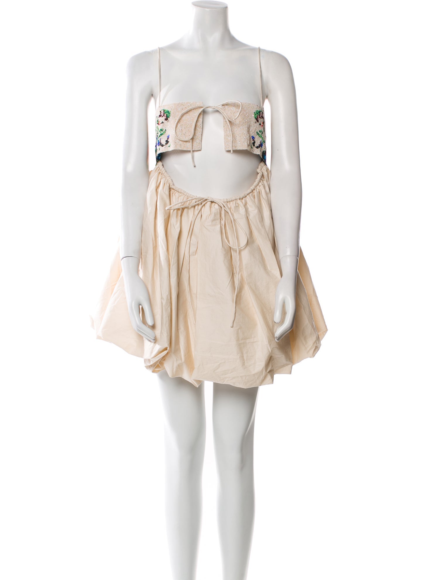 CORDERA Square Neckline Mini Dress