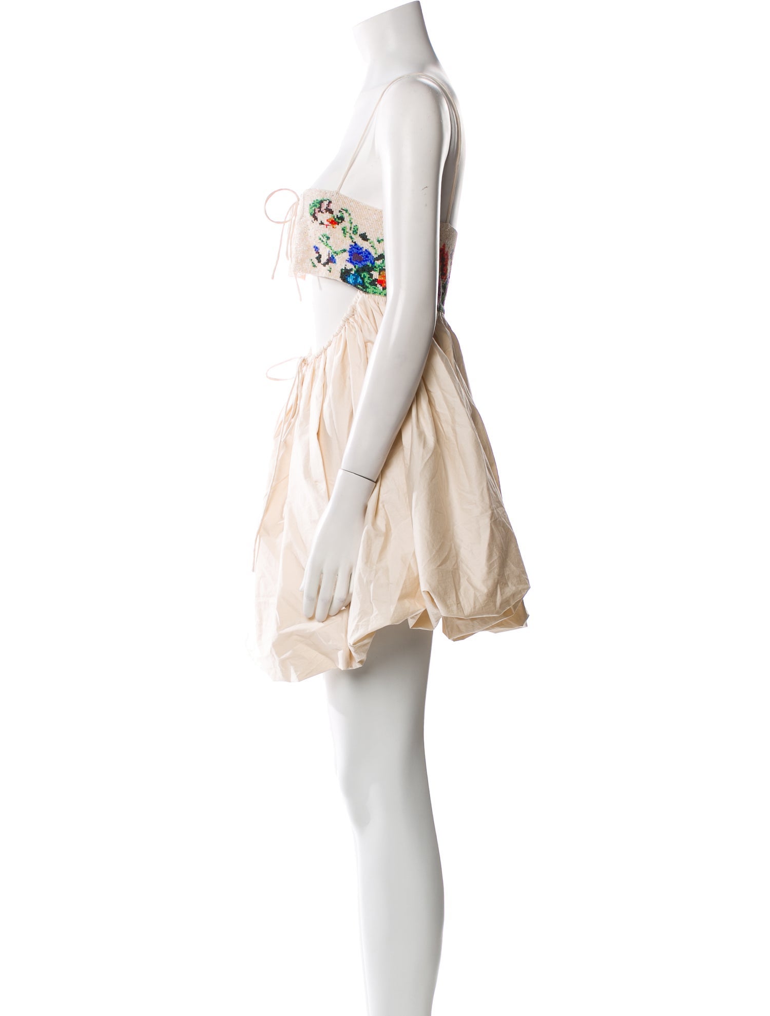 CORDERA Square Neckline Mini Dress