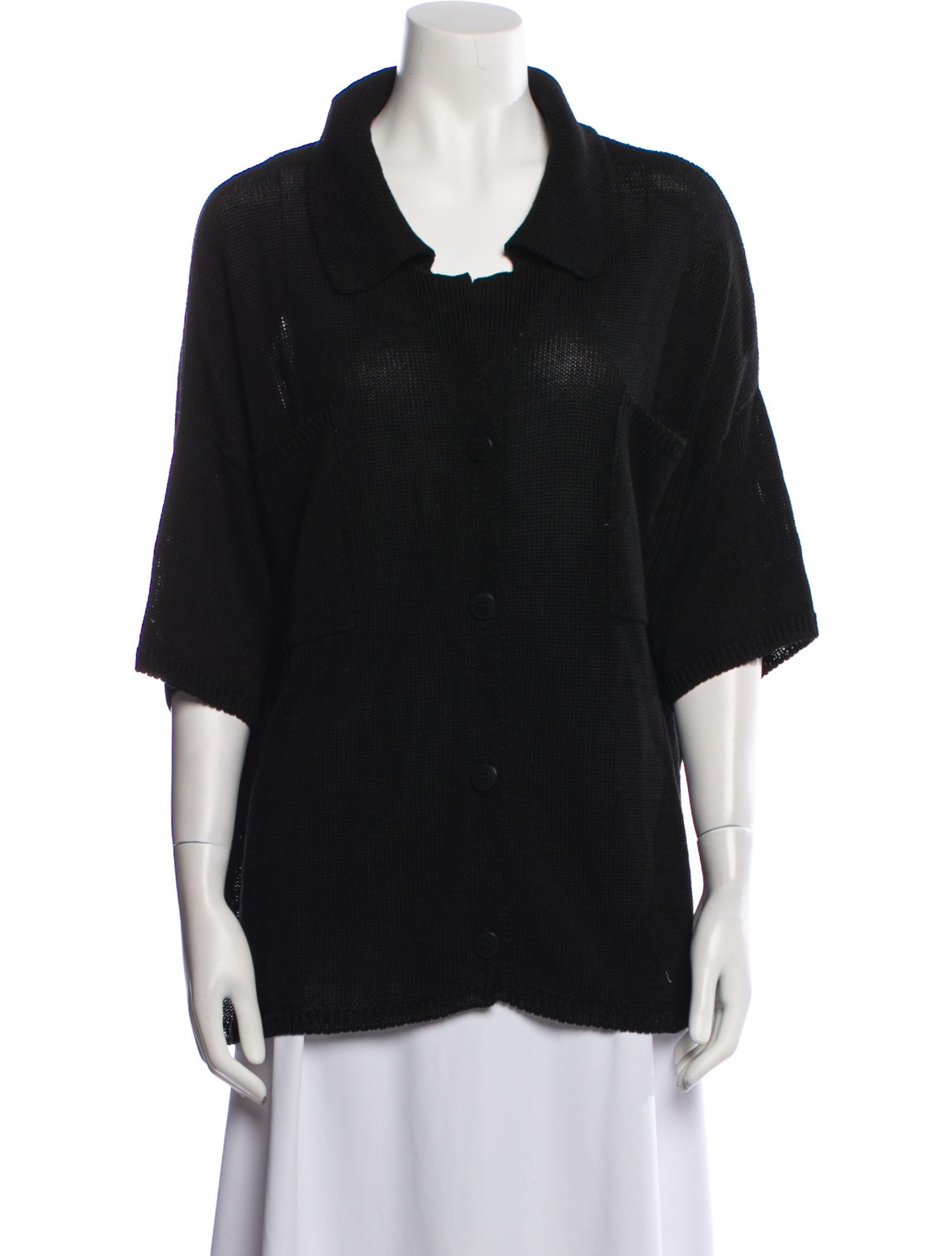 CORDERA Linen Mock Neck Sweater