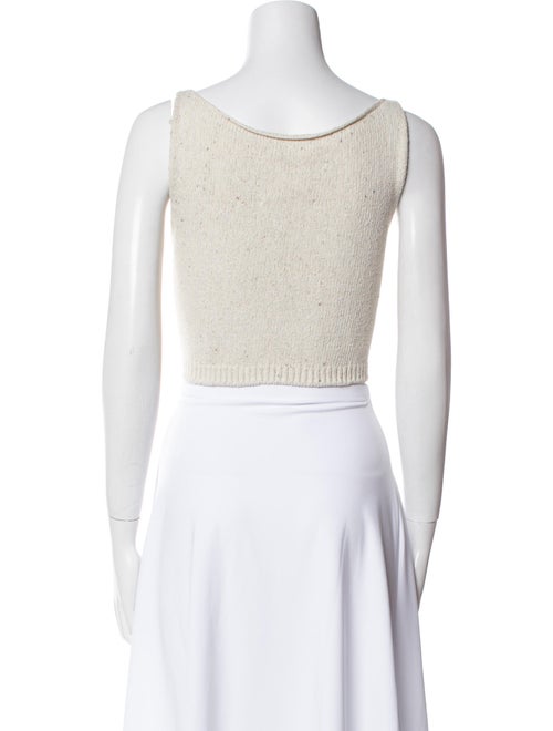 CORDERA Scoop Neck Sleeveless Crop Top