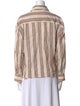 CORDERA Linen Striped Top