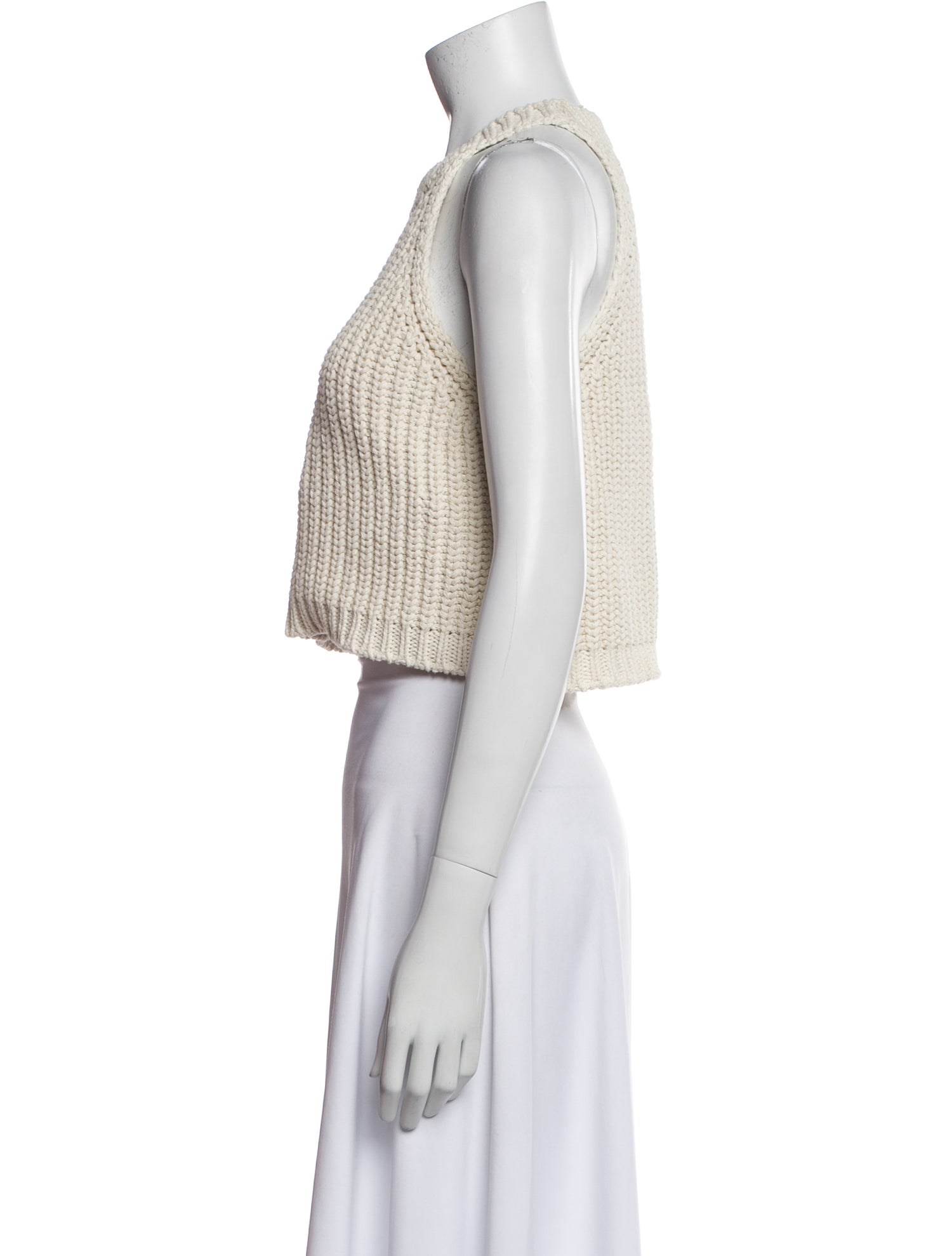 CORDERA Halterneck Sleeveless Crop Top