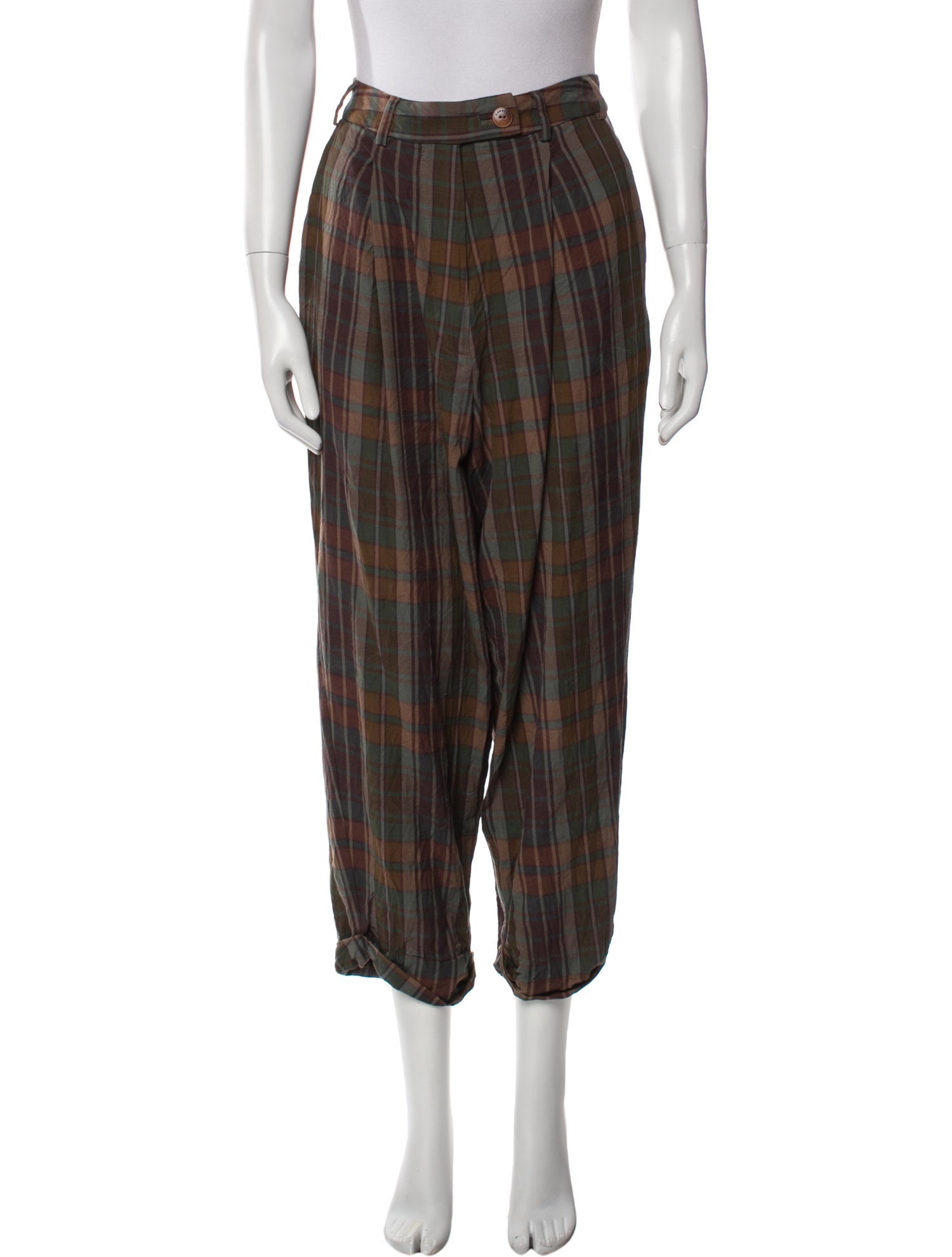 CORDERA Striped Straight Leg Pants
