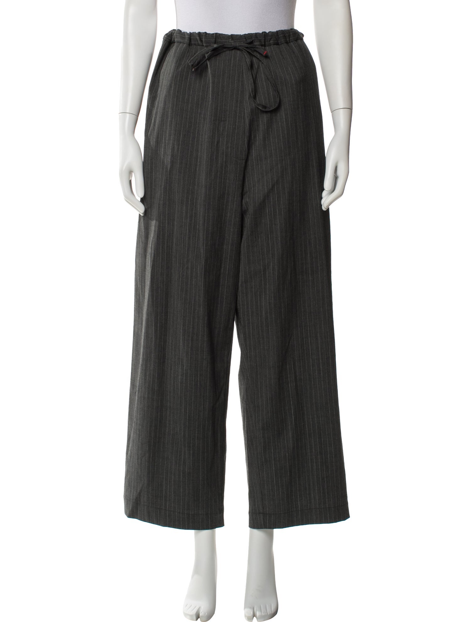 CORDERA Striped Wide Leg Pants