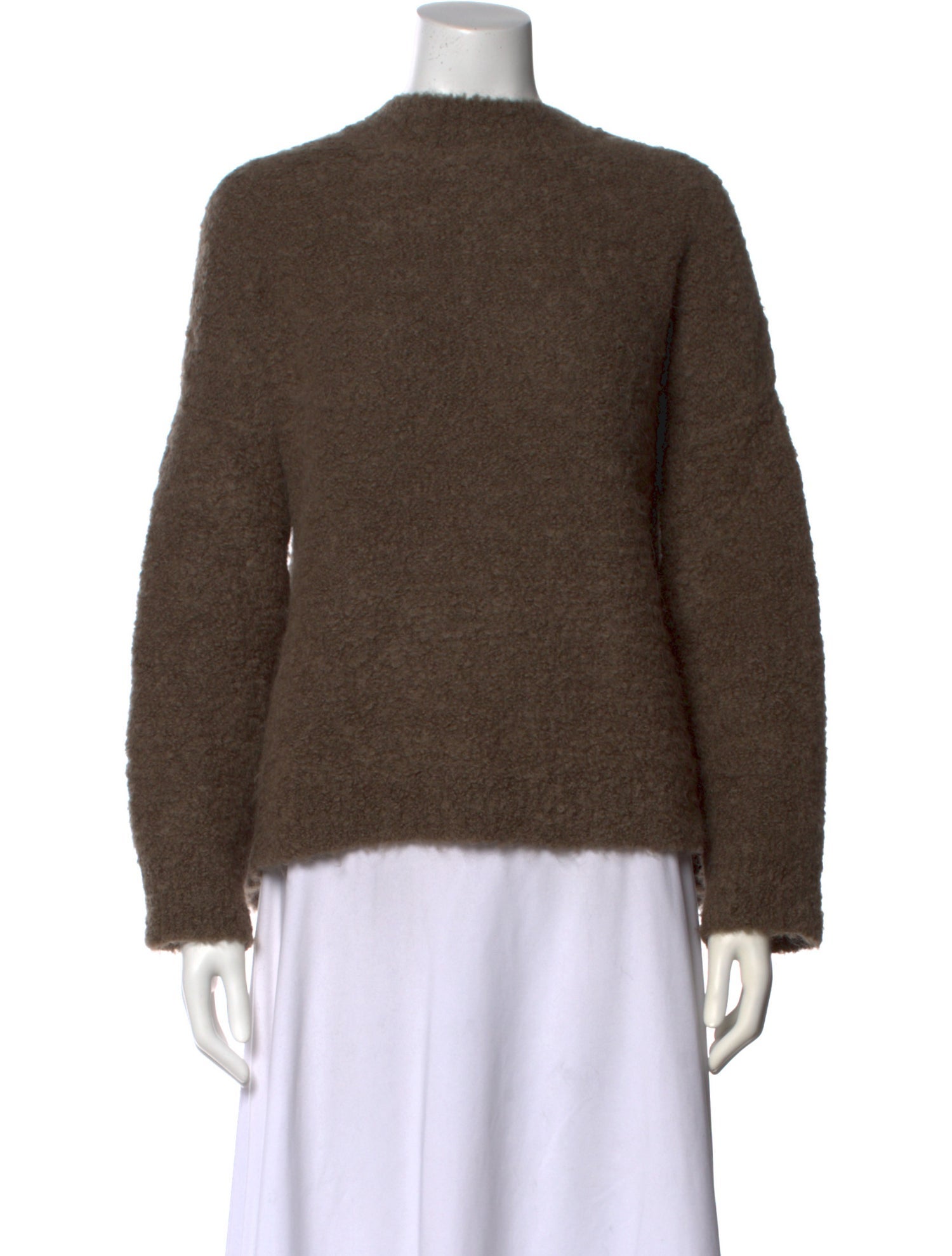 CORDERA Alpaca Mock Neck Sweater