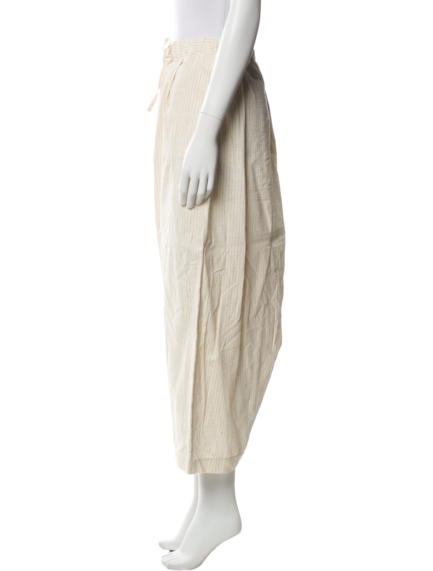 CORDERA Striped Wide Leg Pants