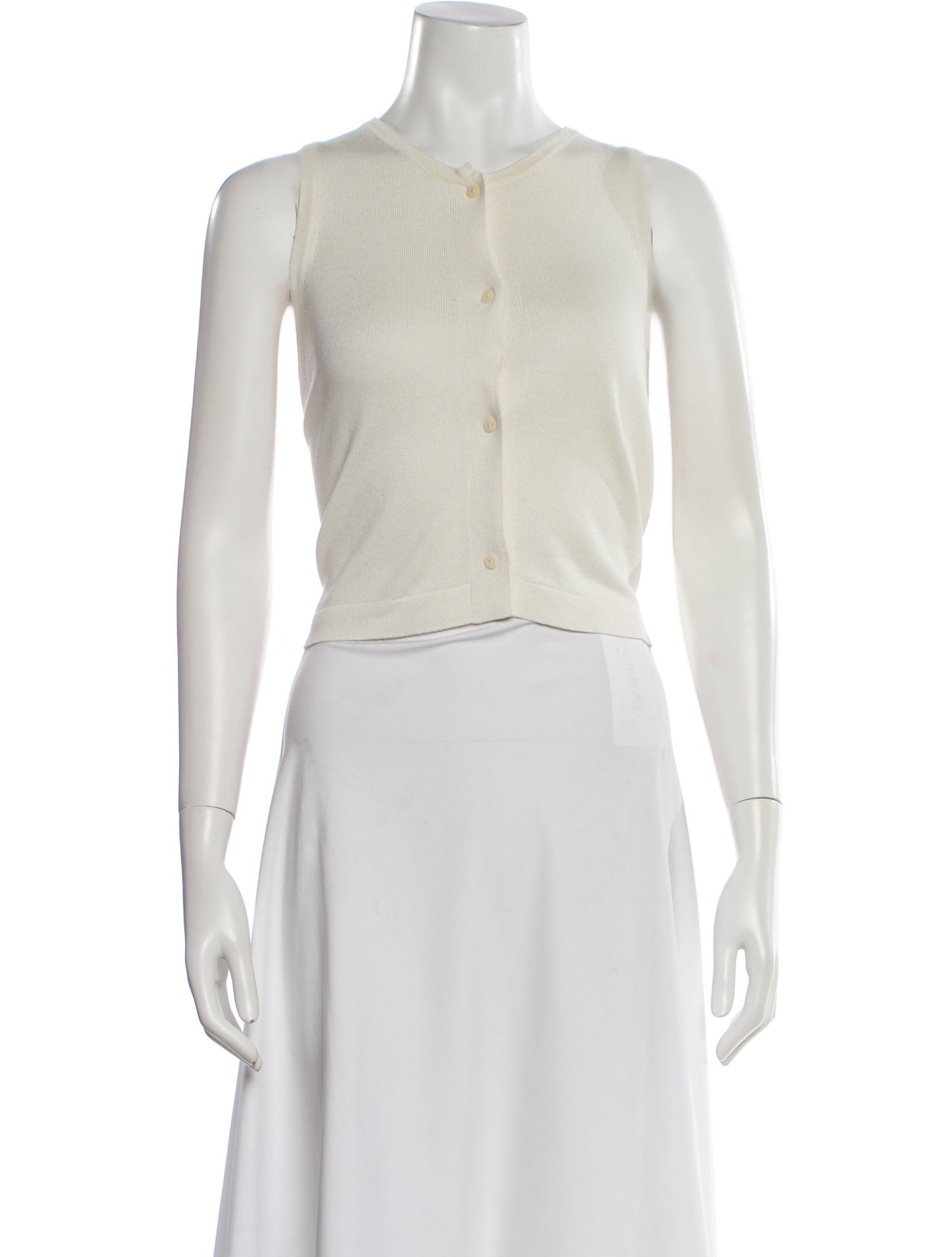 CORDERA Crew Neck Sleeveless Top