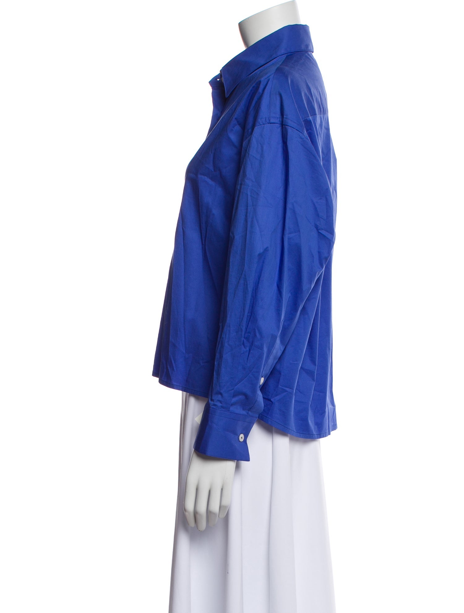 CORDERA Long Sleeve Button-Up Top