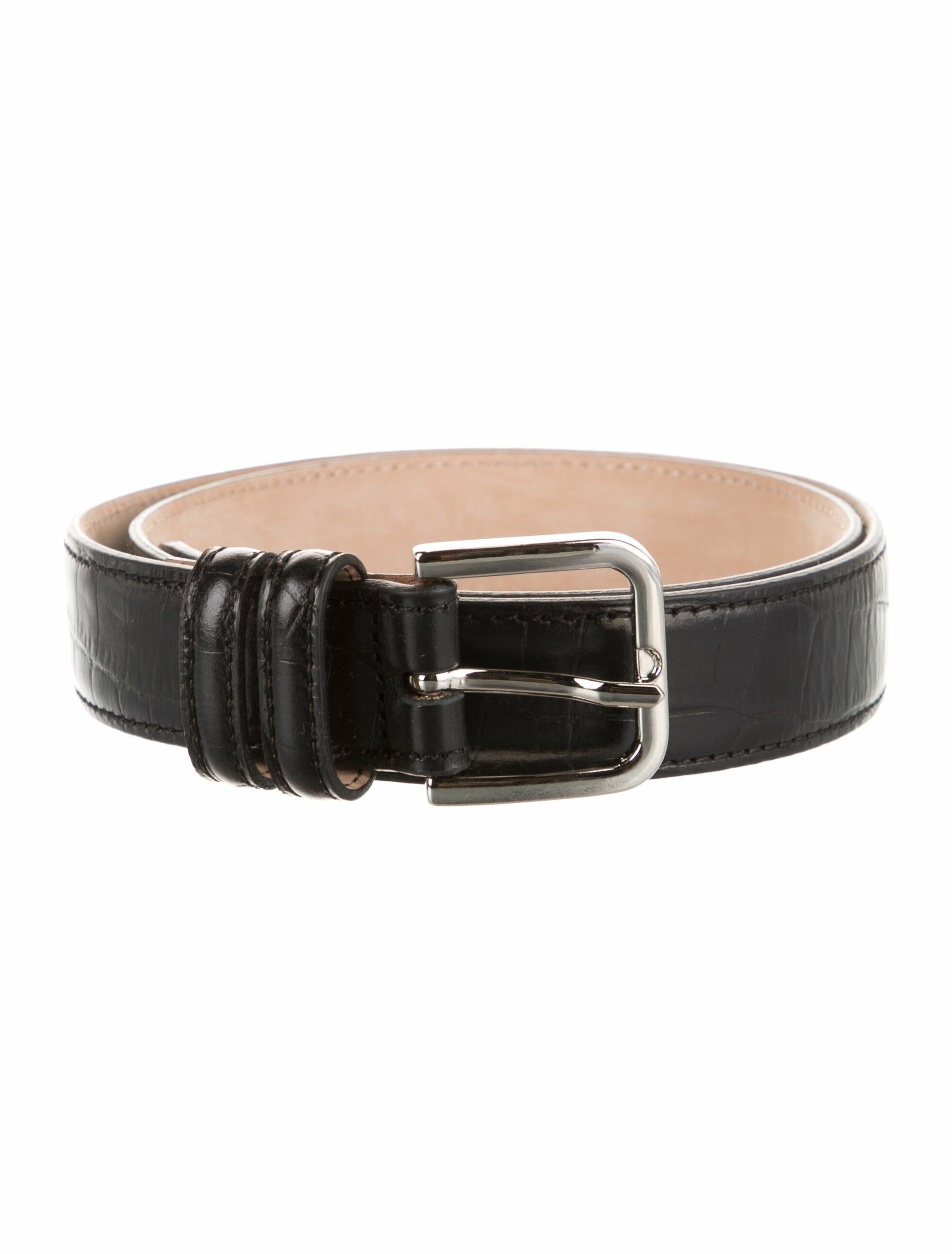 CORDERA Skinny Leather Belt