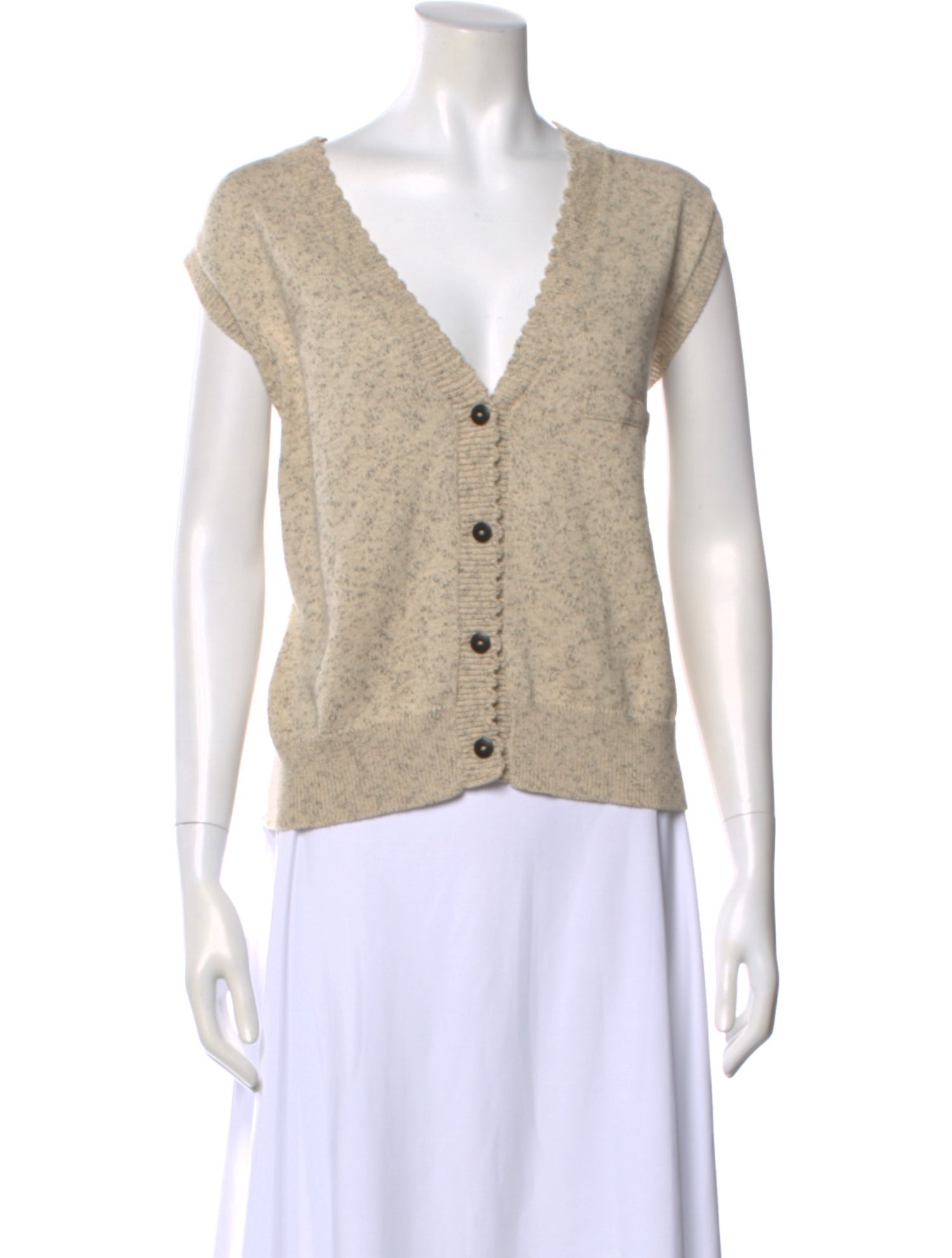 CORDERA V-Neck Short Sleeve Top