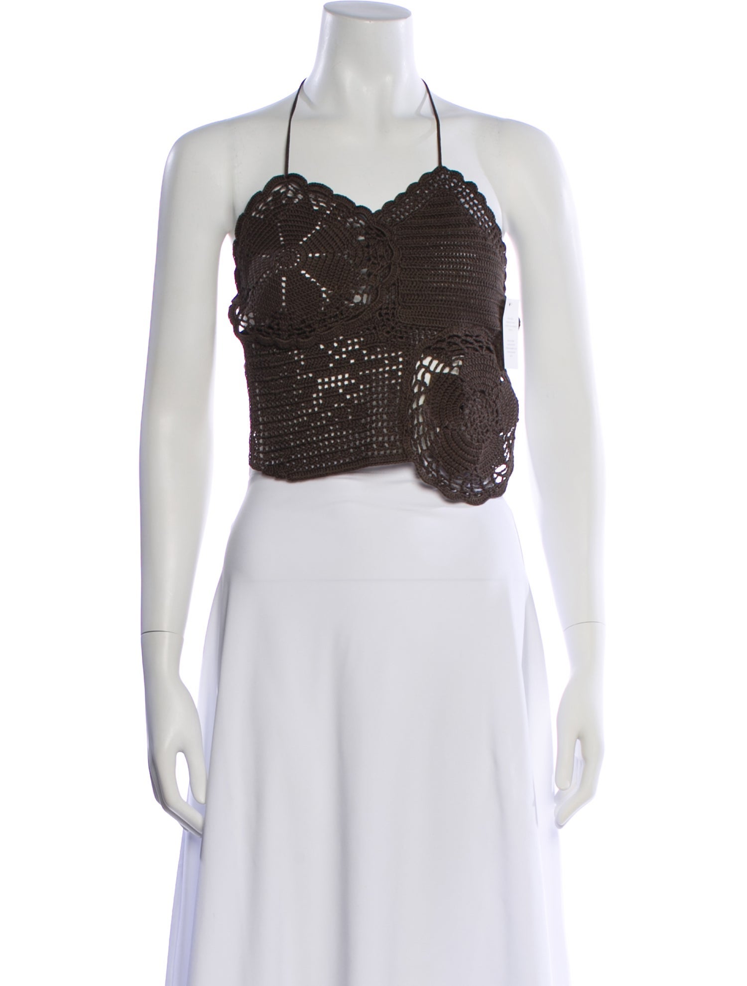 CORDERA Halterneck Sleeveless Crop Top w/ Tags