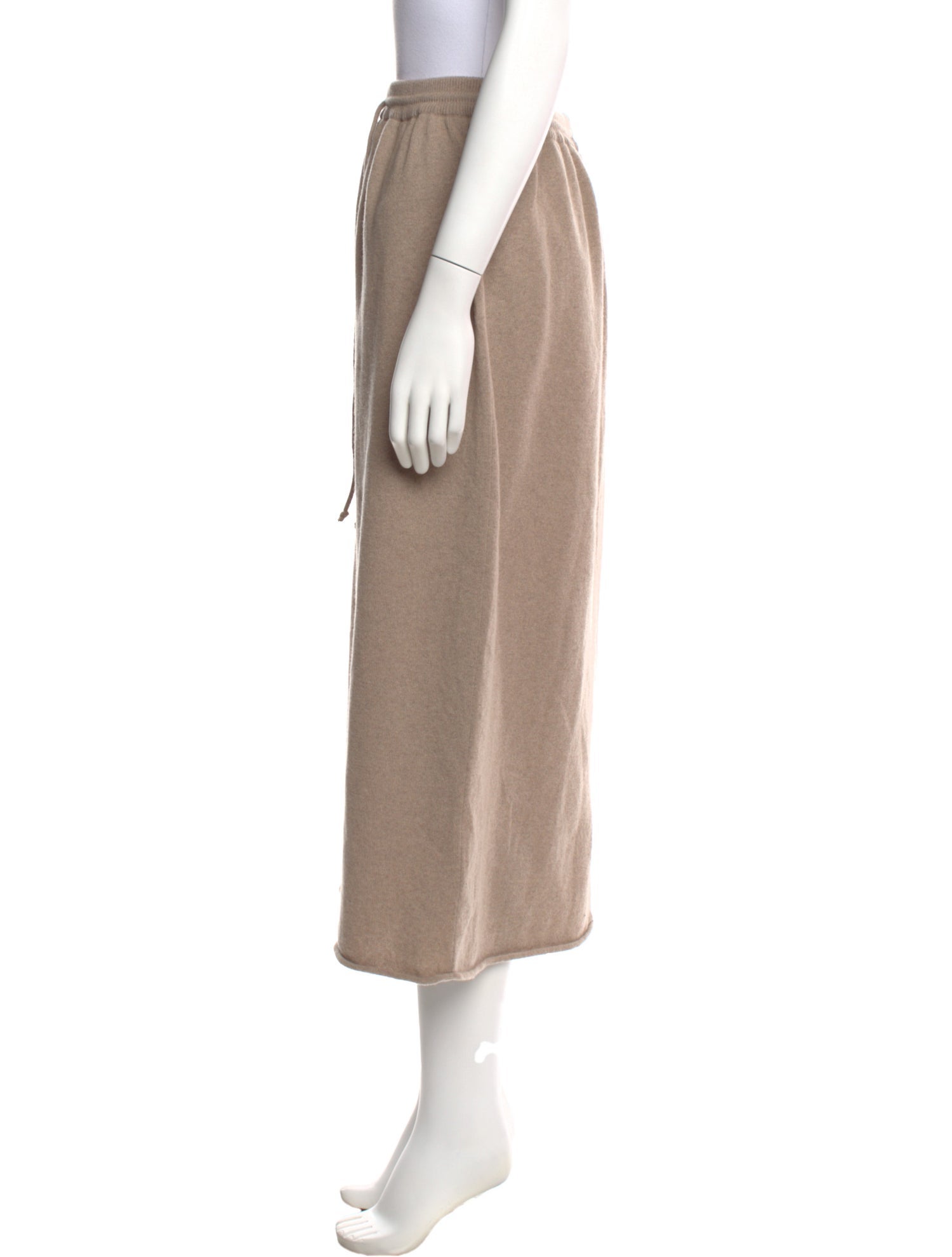 CORDERA Merino Wool Midi Length Skirt